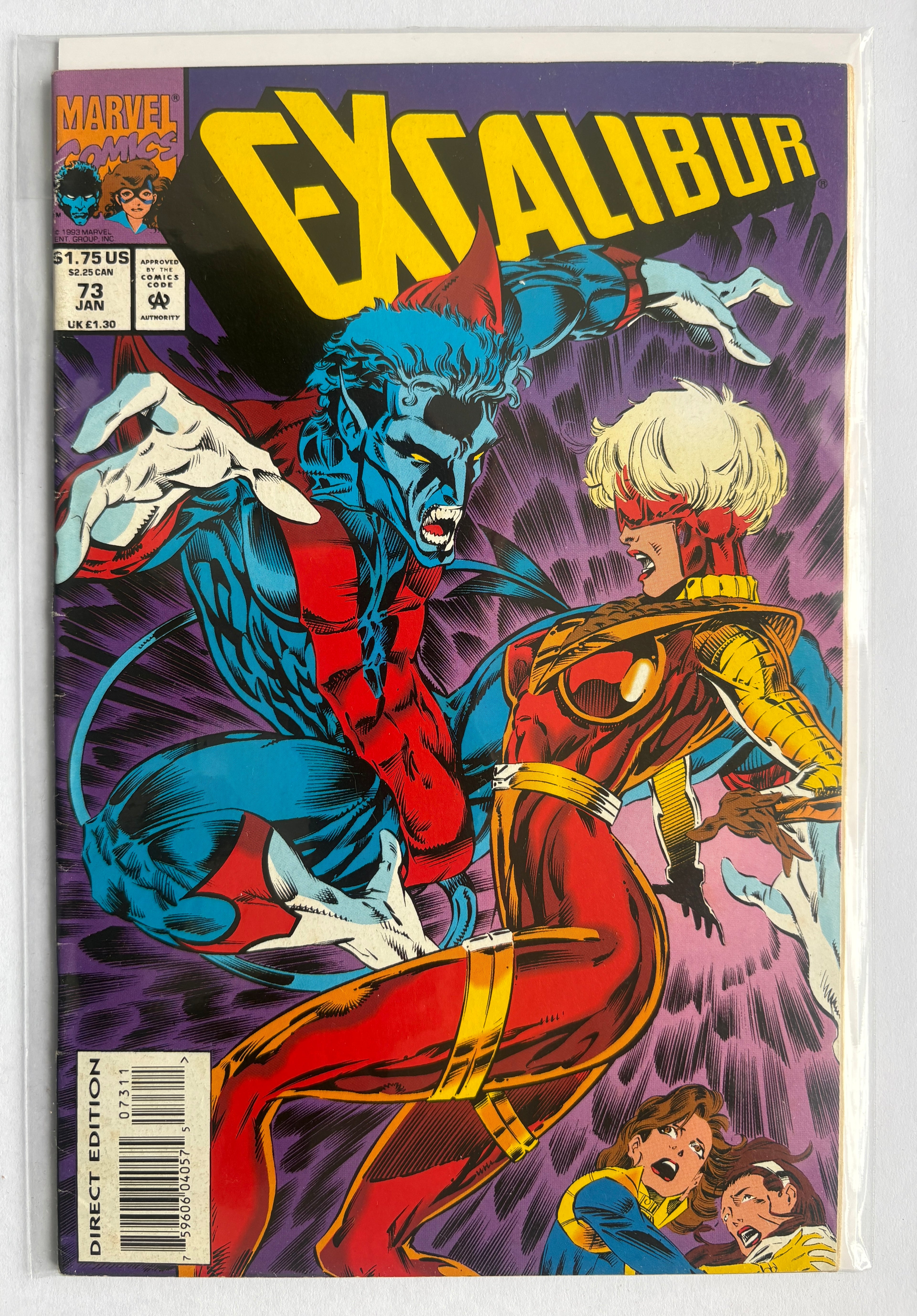 Excalibur #73 - Marvel Comics January 1994 FN 6.0