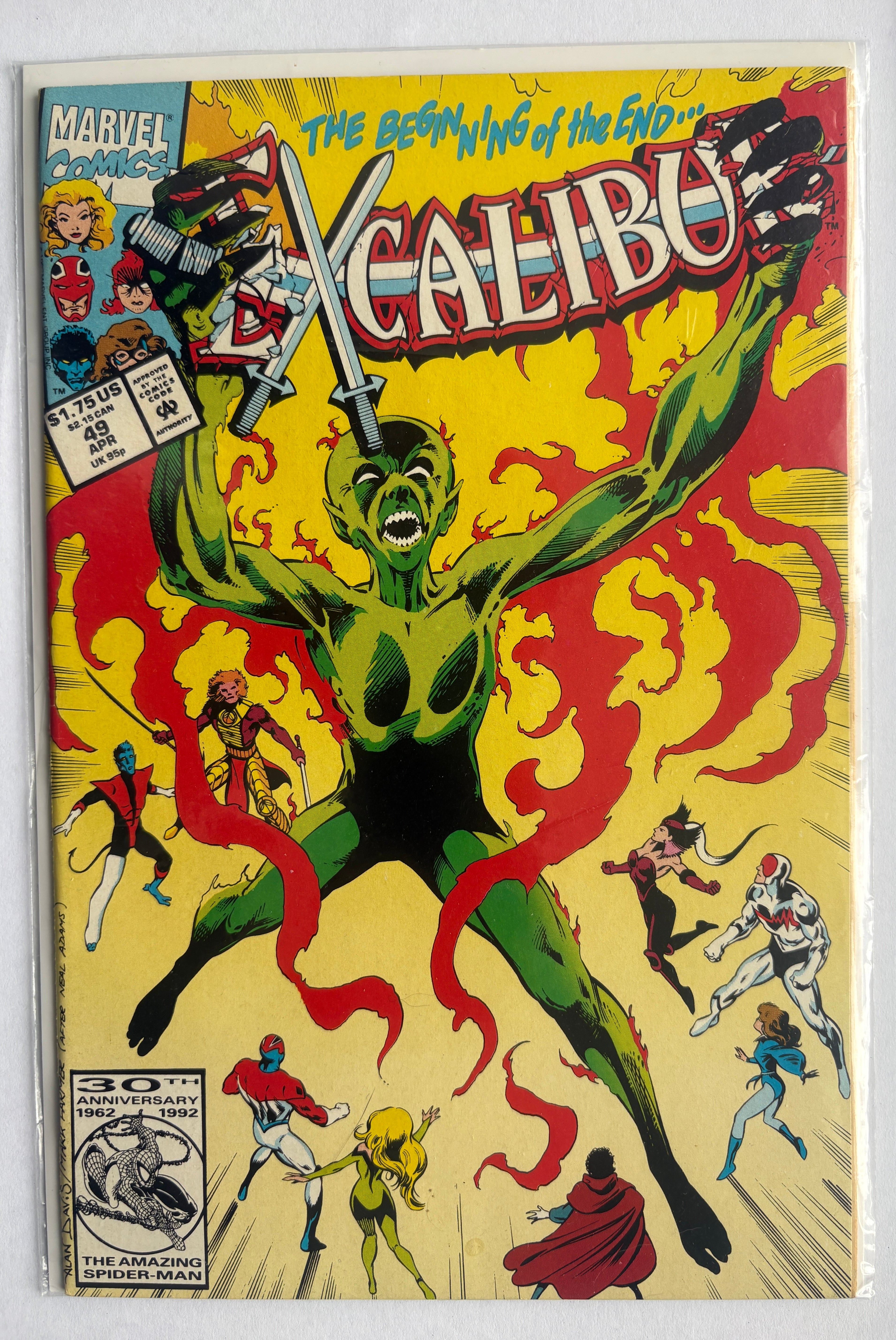 Excalibur #49 - Marvel Comics April 1992 VF+ 8.5