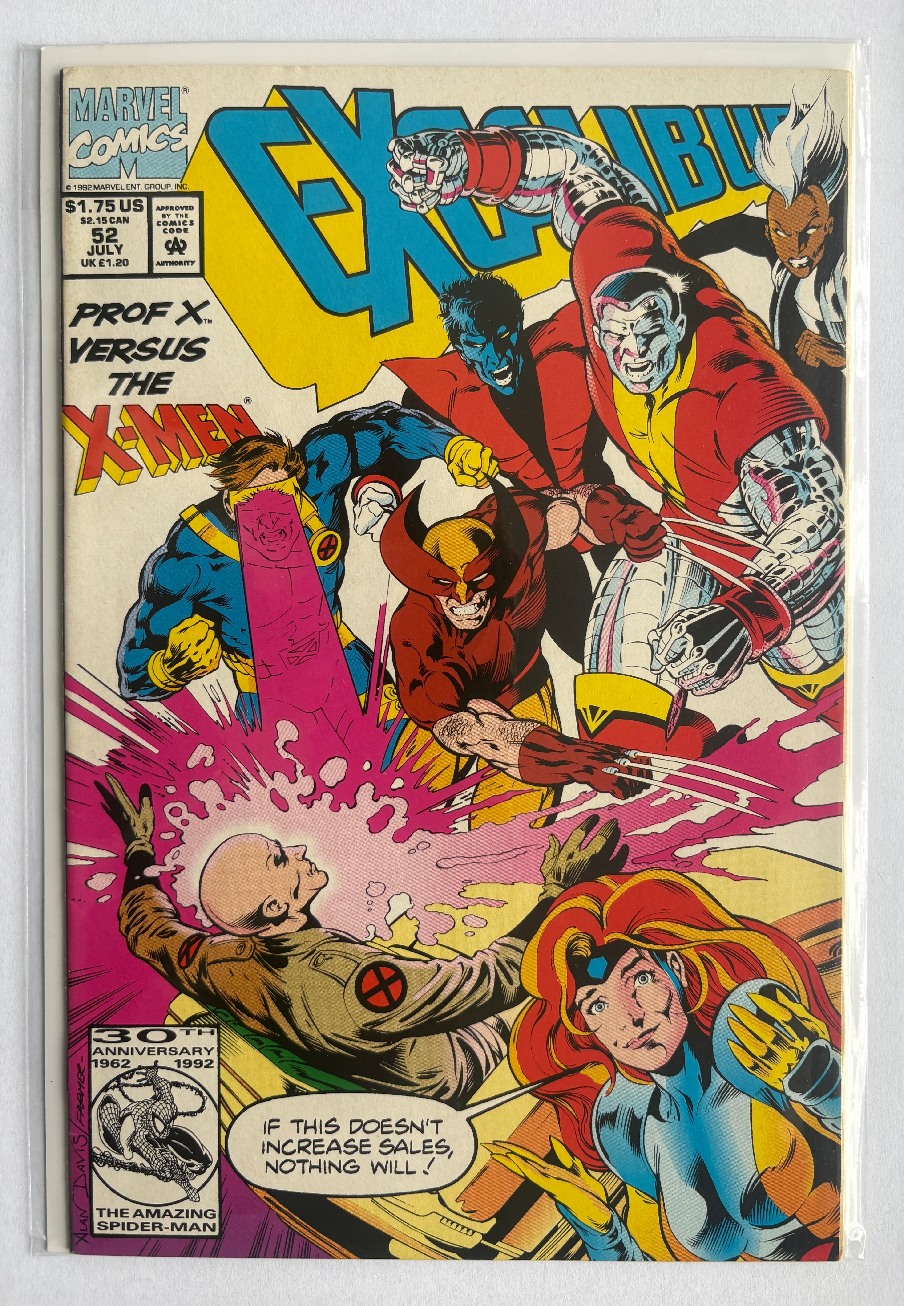 Excalibur #52 - Marvel Comics July 1992 VF+ 8.5