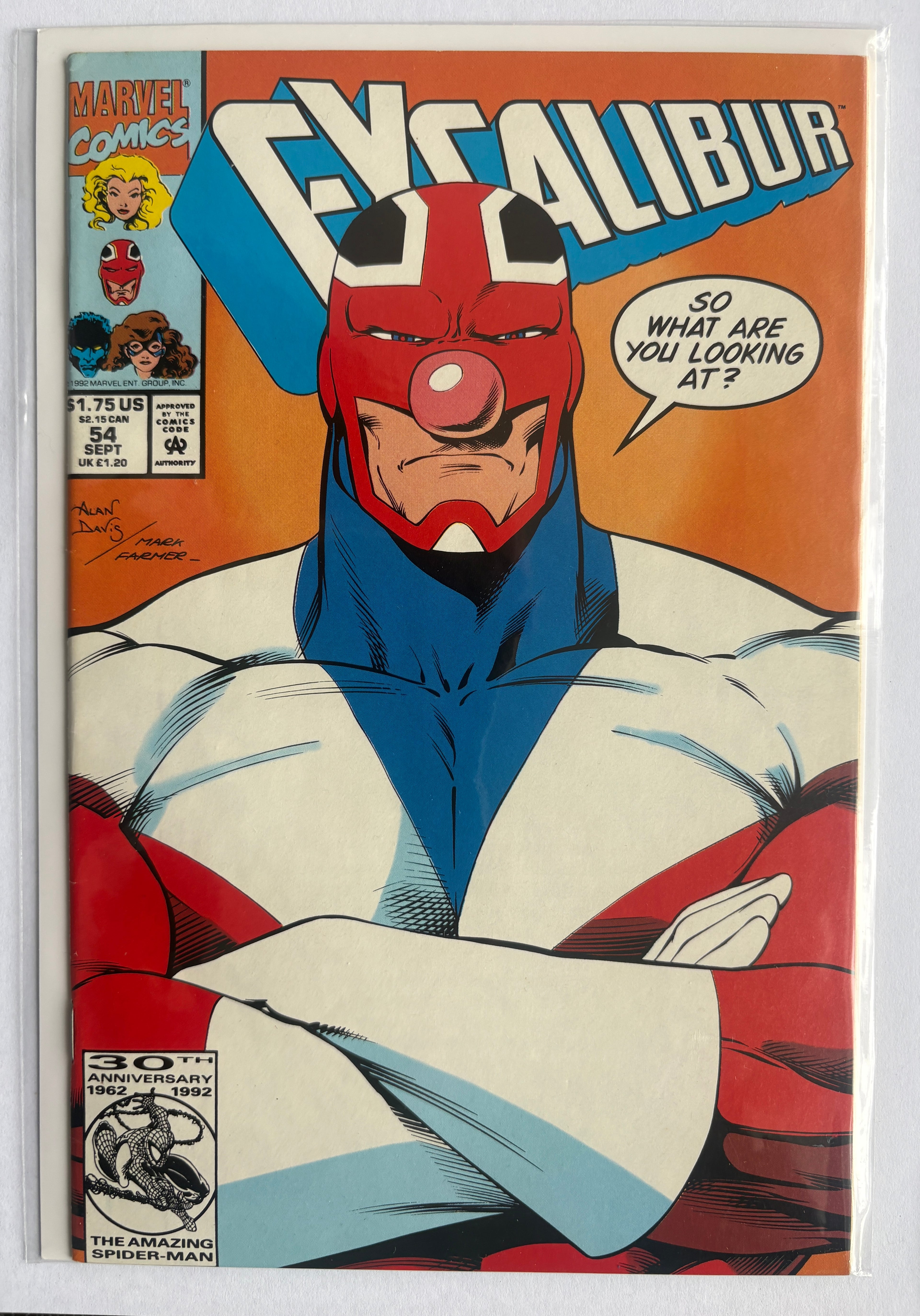 Excalibur #54 - Marvel Comics September 1992 VF+ 8.5