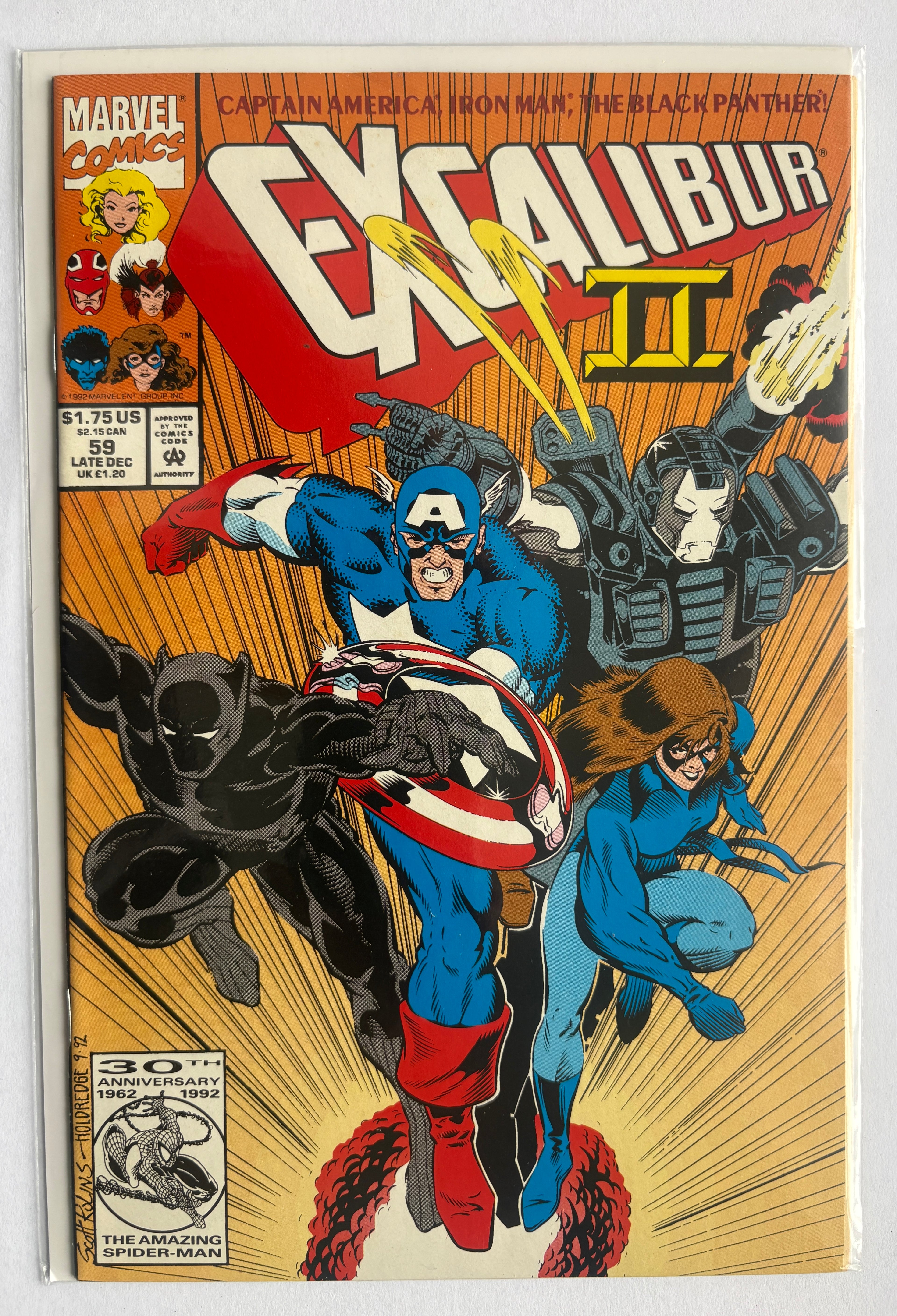 Excalibur #59 - Marvel Comics Late December 1992 VF+ 8.5