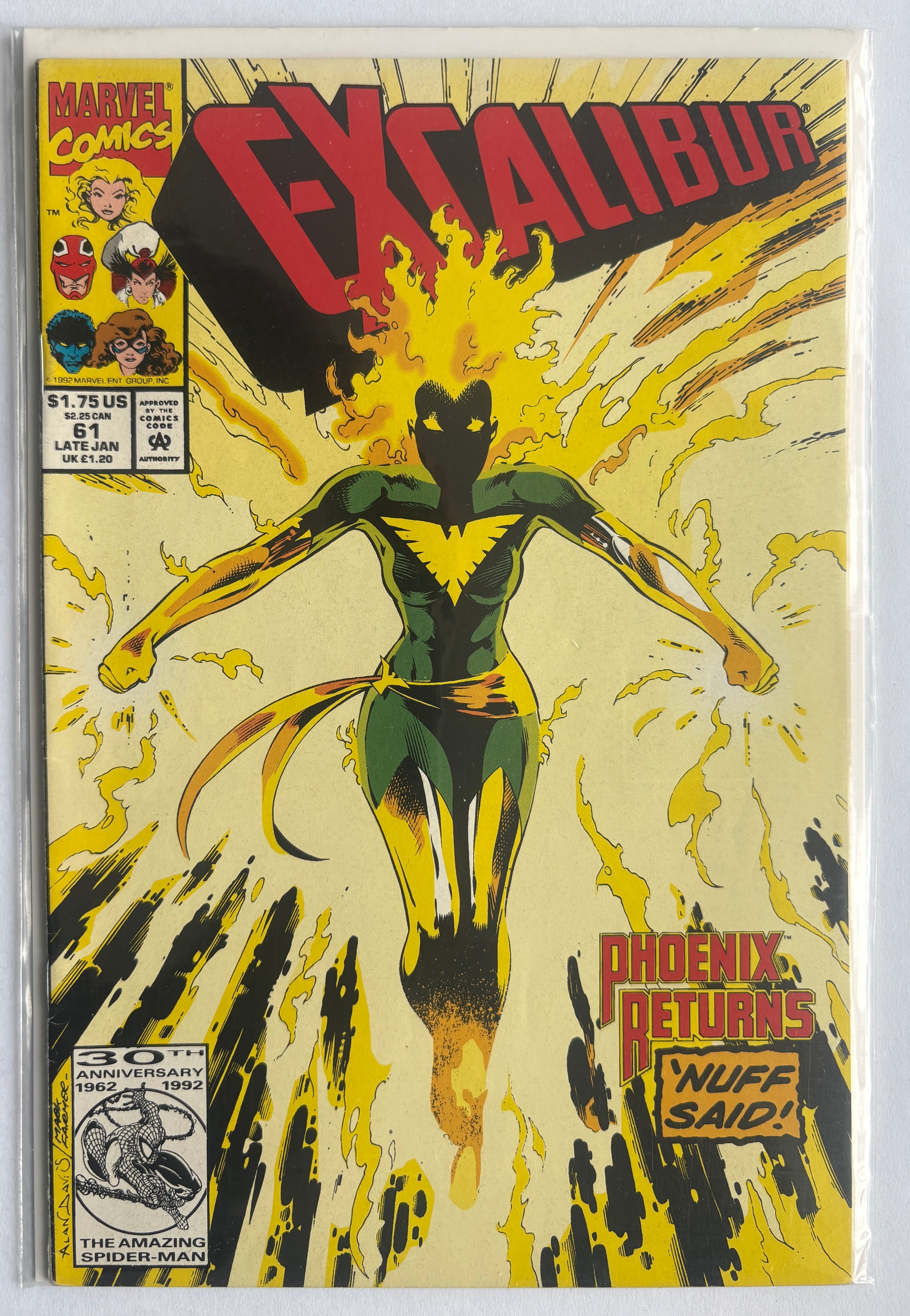 Excalibur #61 - Marvel Comics Late January 1993 VF 8.0