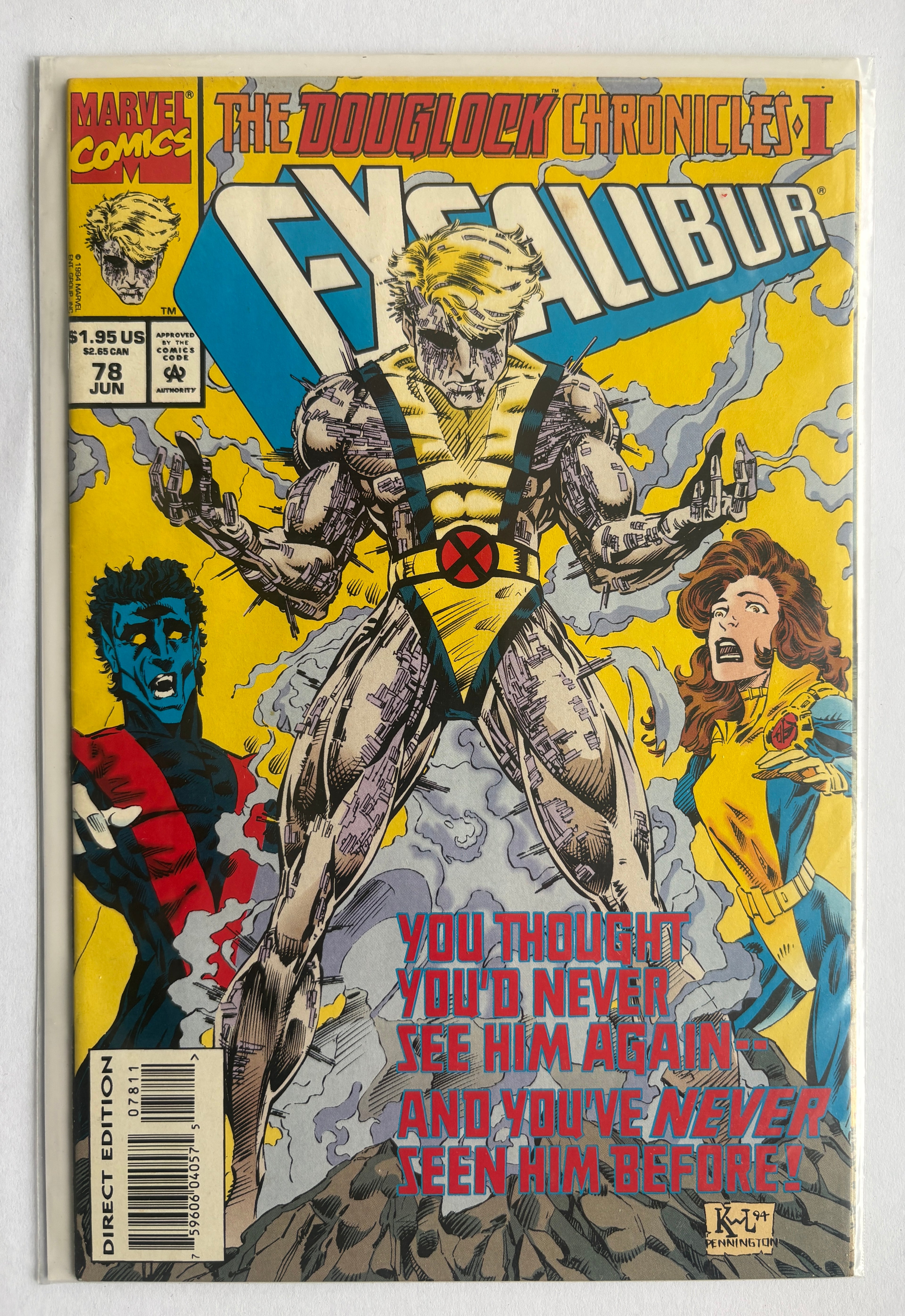 Excalibur #78 - Marvel Comics June 1994 VF+ 8.5
