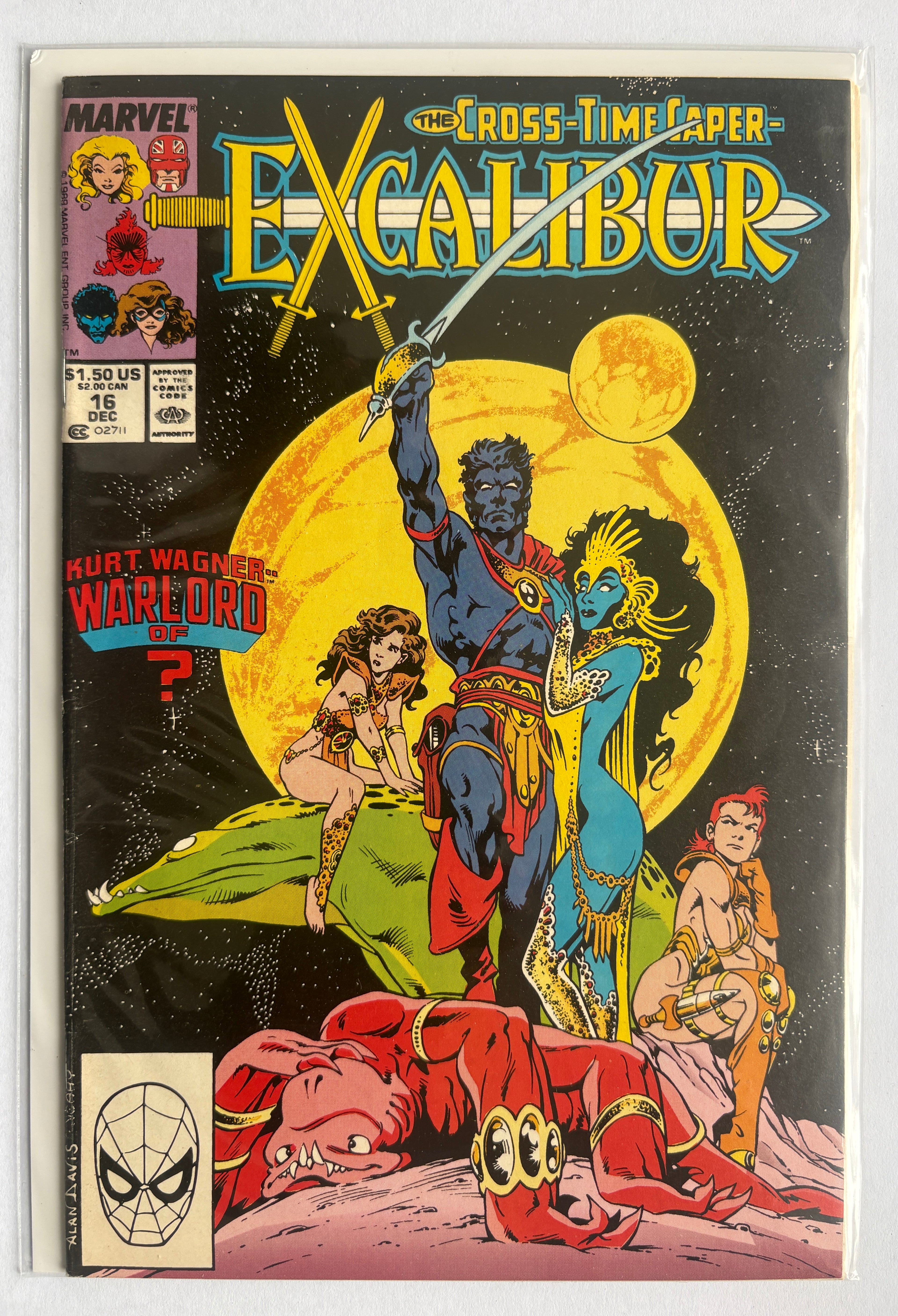 Excalibur #16 - Marvel Comics December 1989 VF 8.0