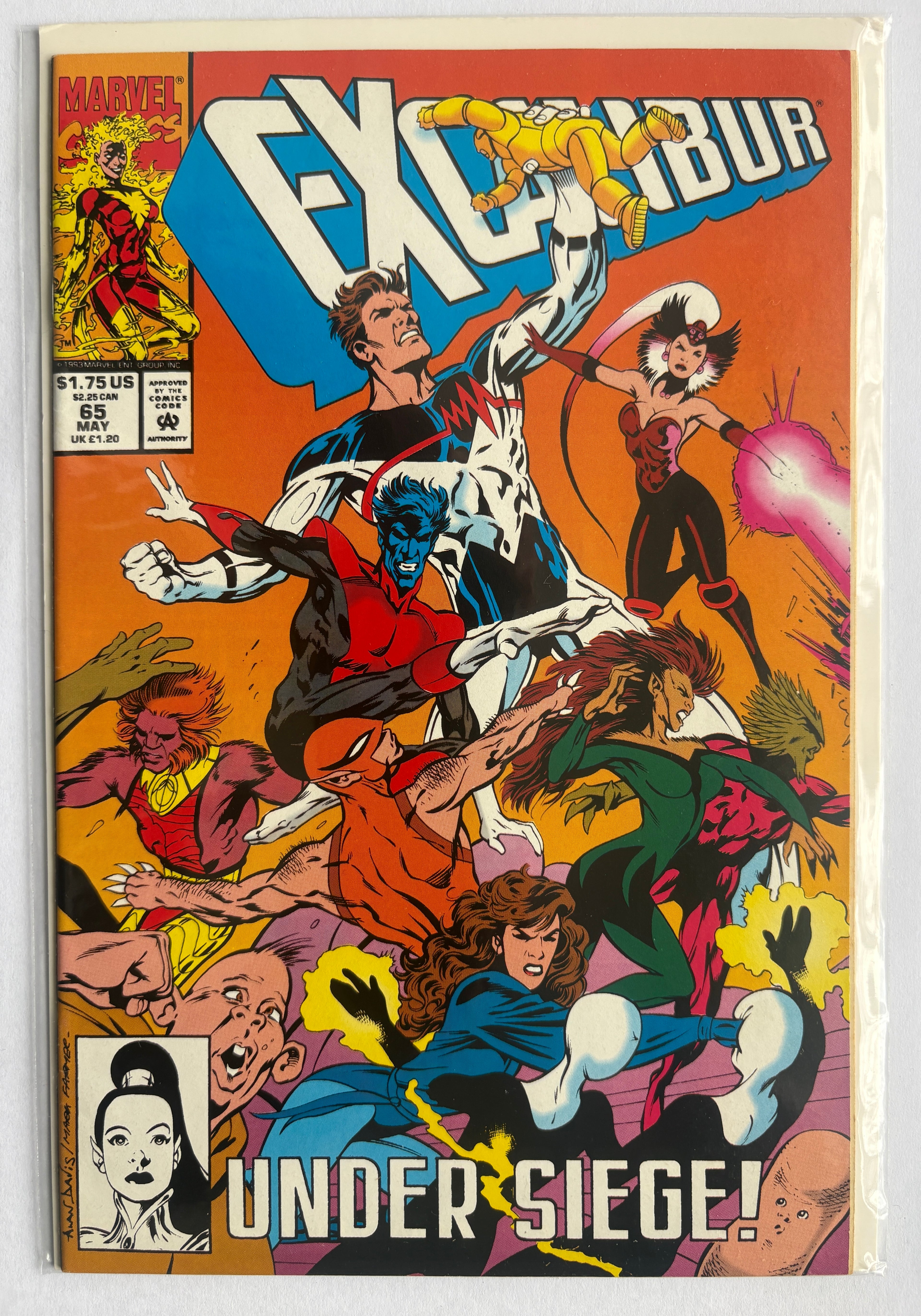 Excalibur #65 - Under Siege! - Marvel Comics May 1993 VF 8.0
