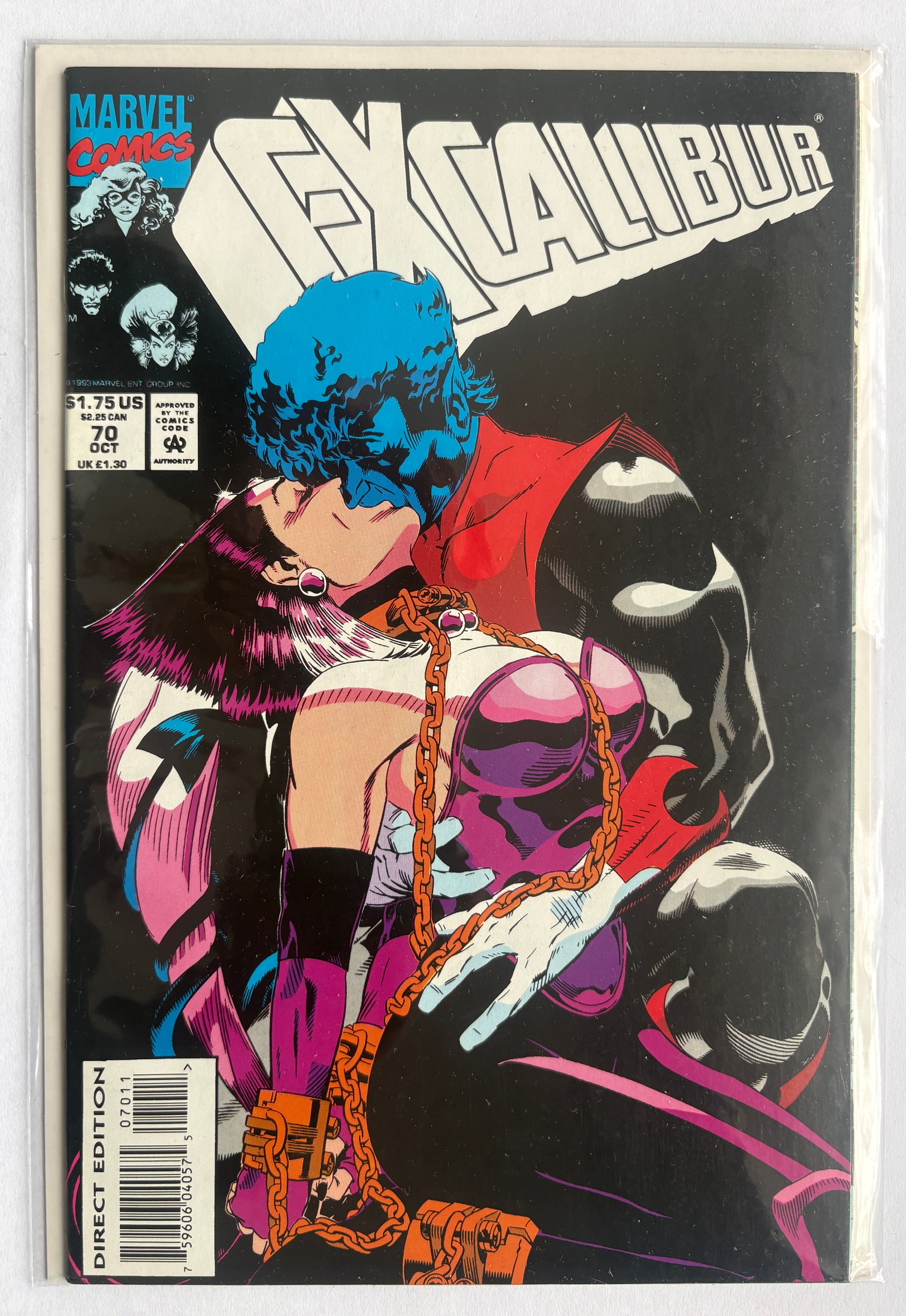 Excalibur #70 - Marvel Comics October 1993 VF- 7.5
