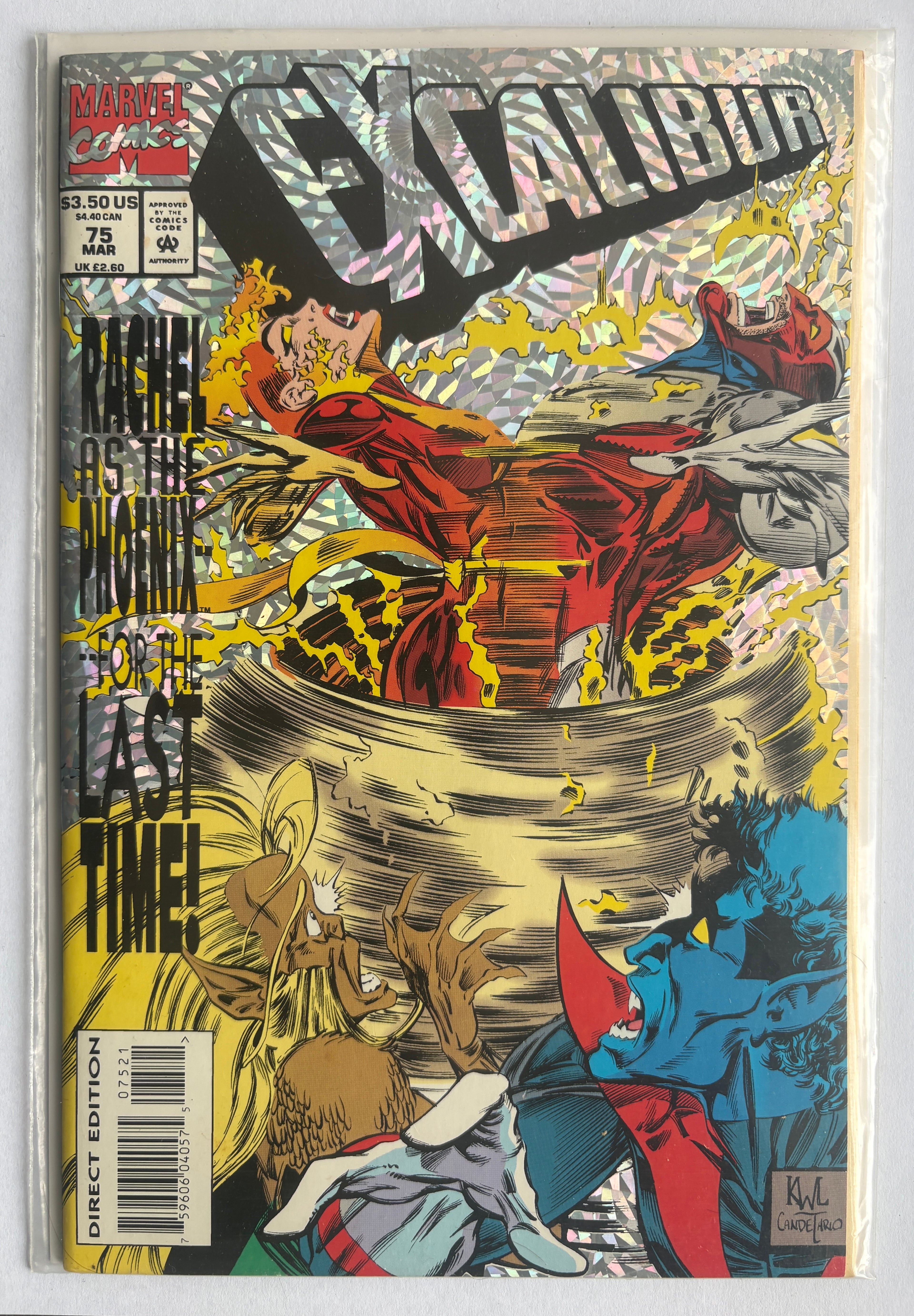 Excalibur #75 - Marvel Comics March 1994 VF 8.0