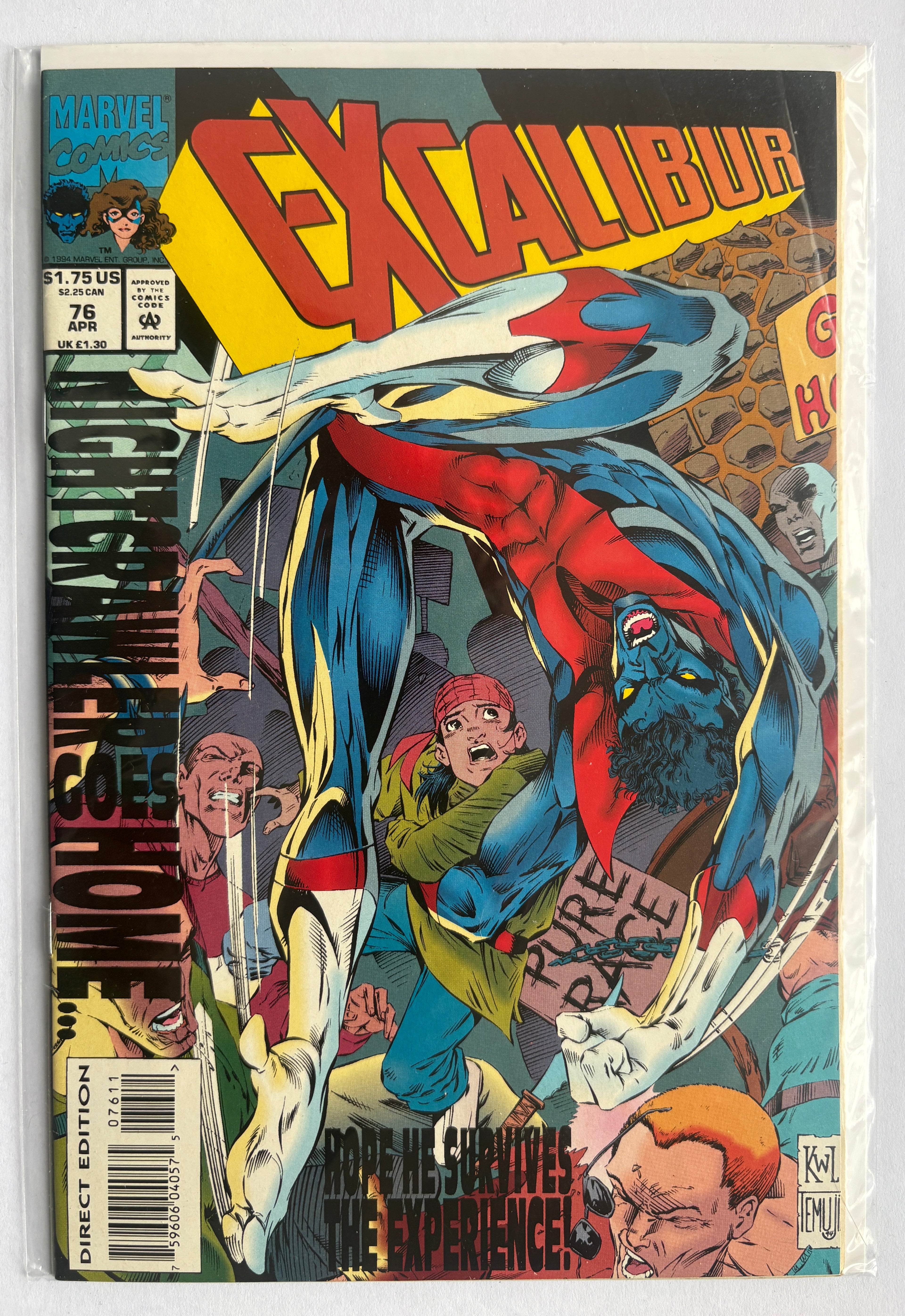 Excalibur #76 - Marvel Comics April 1994 VF 8.0