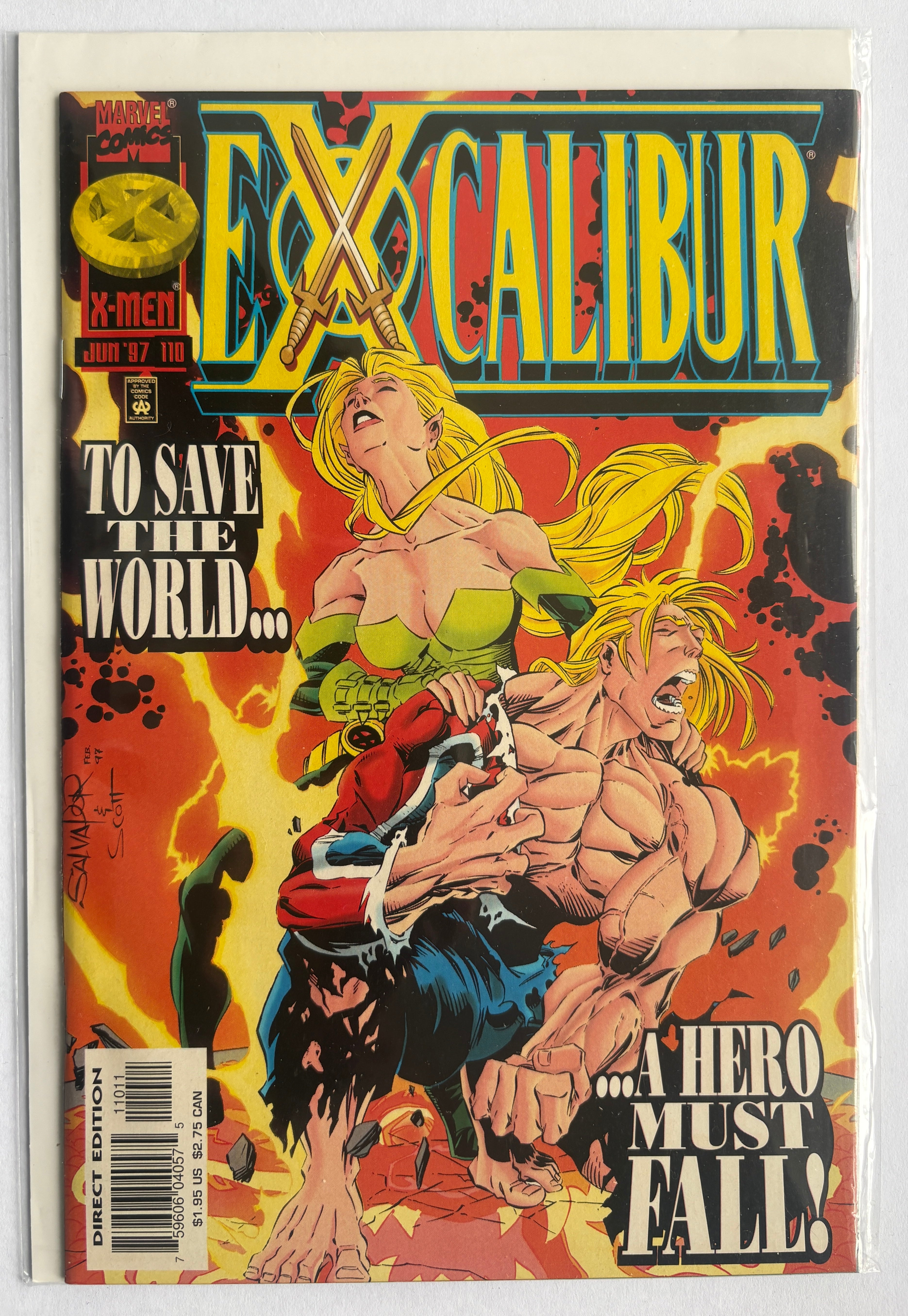 Excalibur #110 - 1st Printing - Marvel Comics June 1997 VF+ 8.5