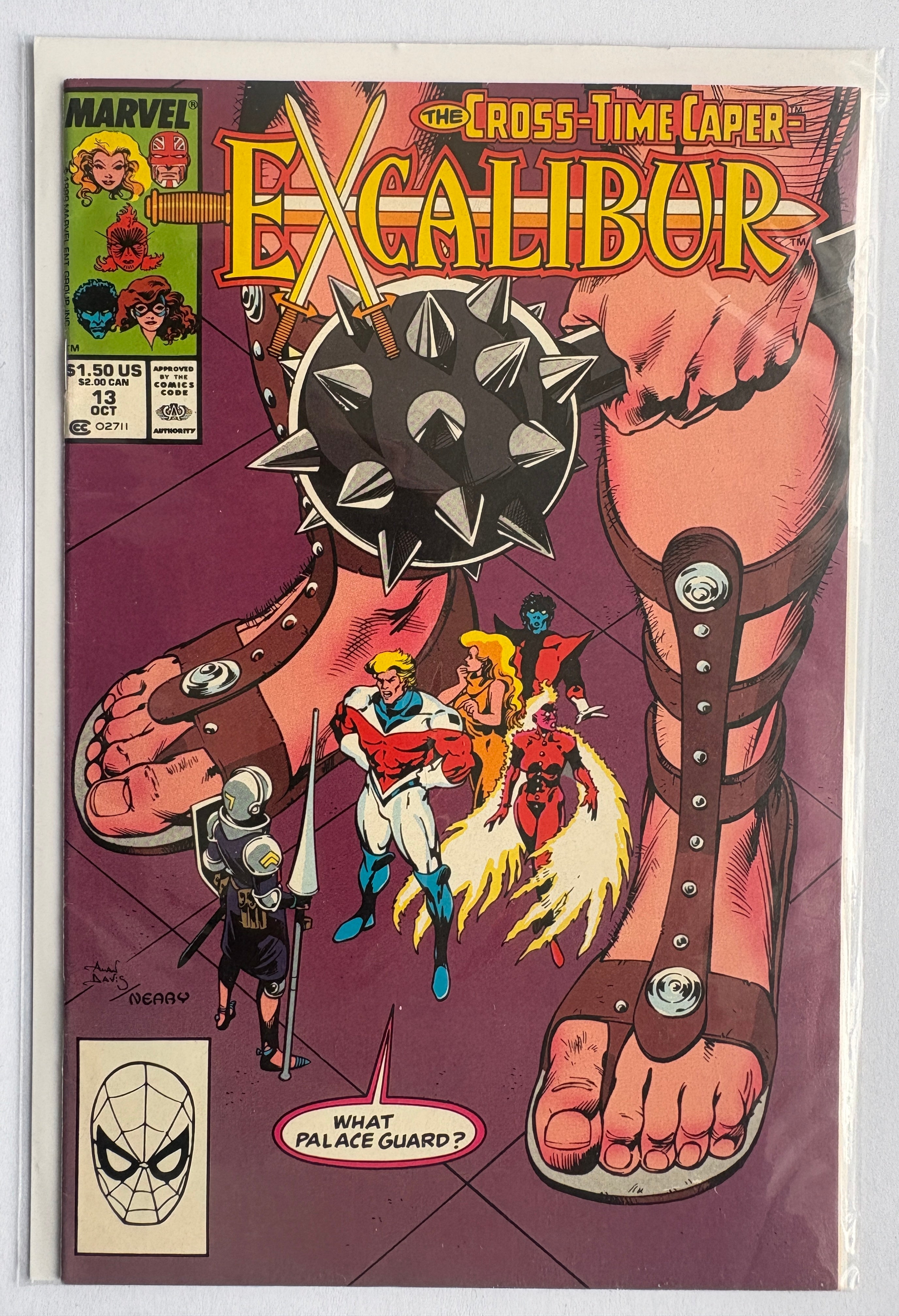 Excalibur #13 - Marvel Comics October 1989 VF- 7.5