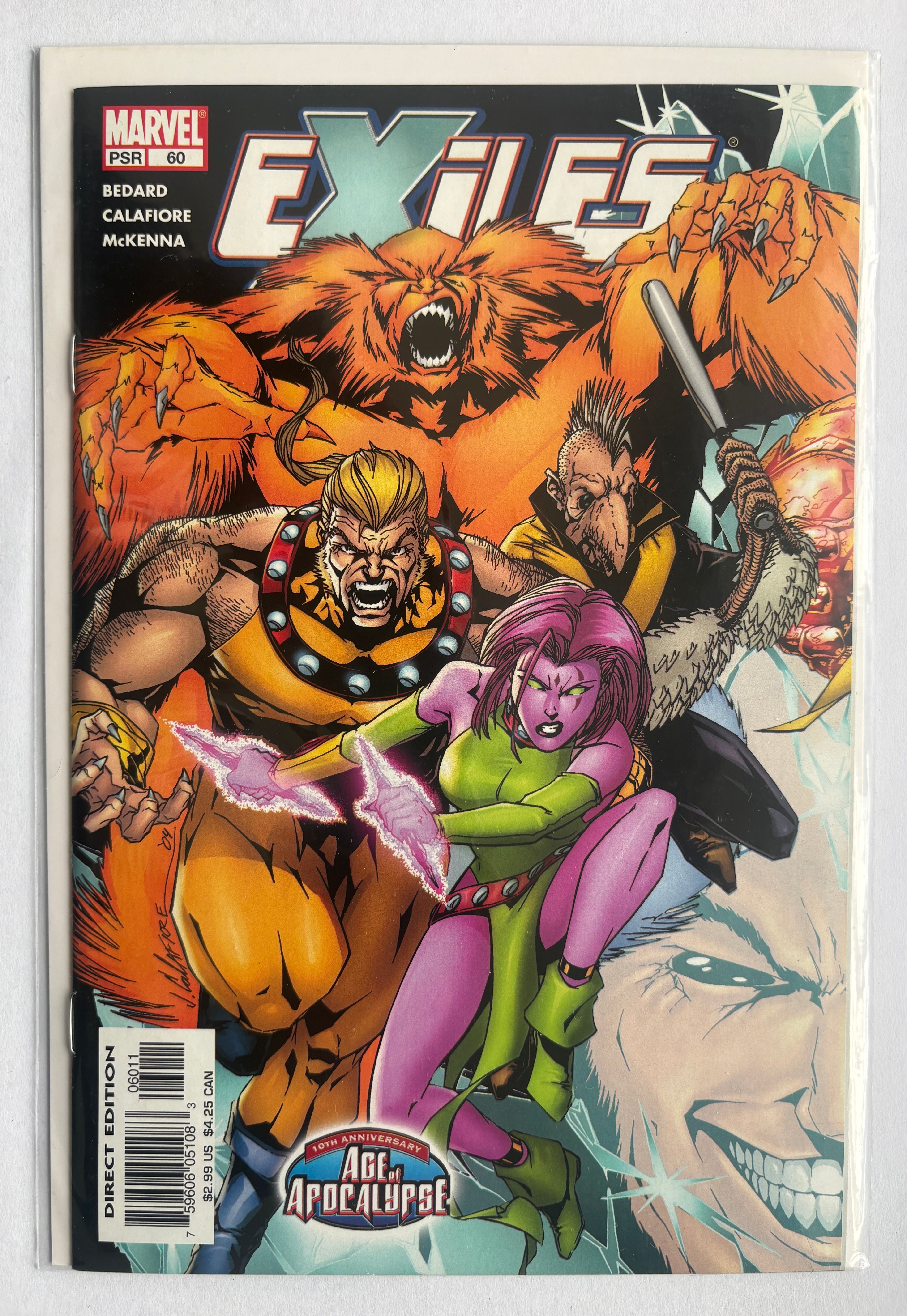 Exiles #60 - Age of Apocalypse 10th Anniversary - Marvel May 2005 VF- 7.5