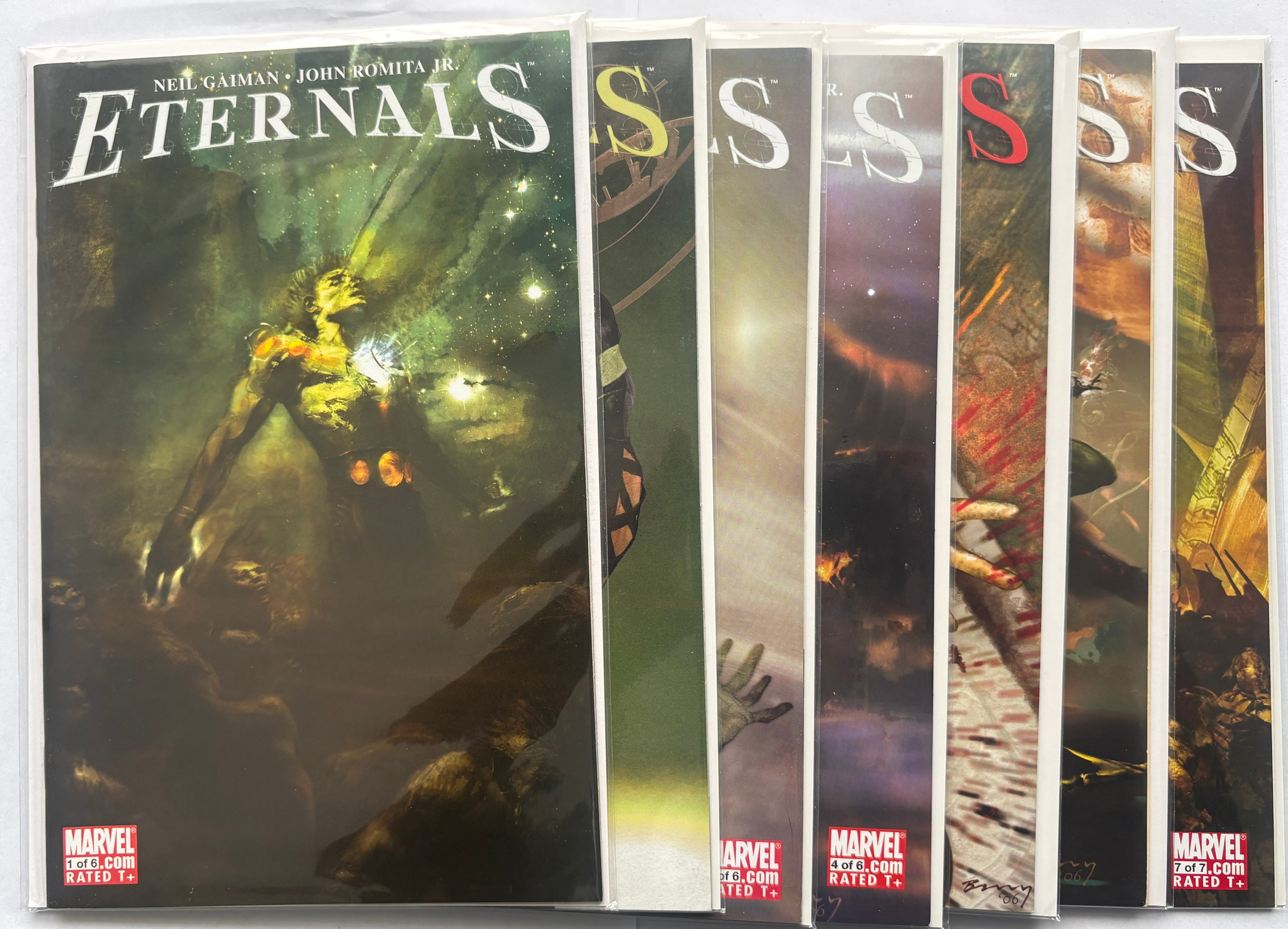 Eternals #1 to 7 Complete Set Marvel Comics 2006 VF/NM 9.0