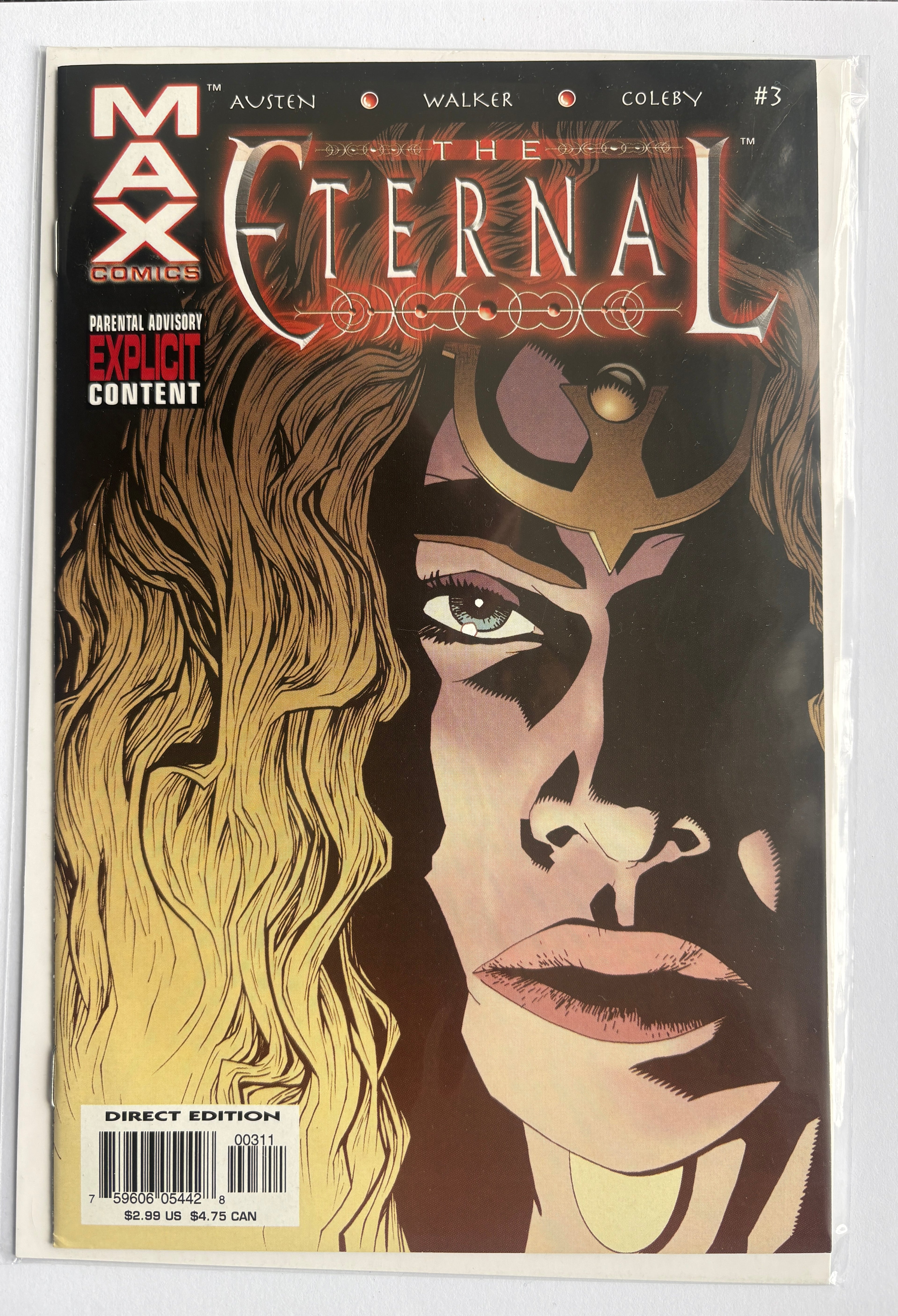 The Eternal #3 - 1st Printing Max Comics (Marvel) October 2003 VF+ 8.5