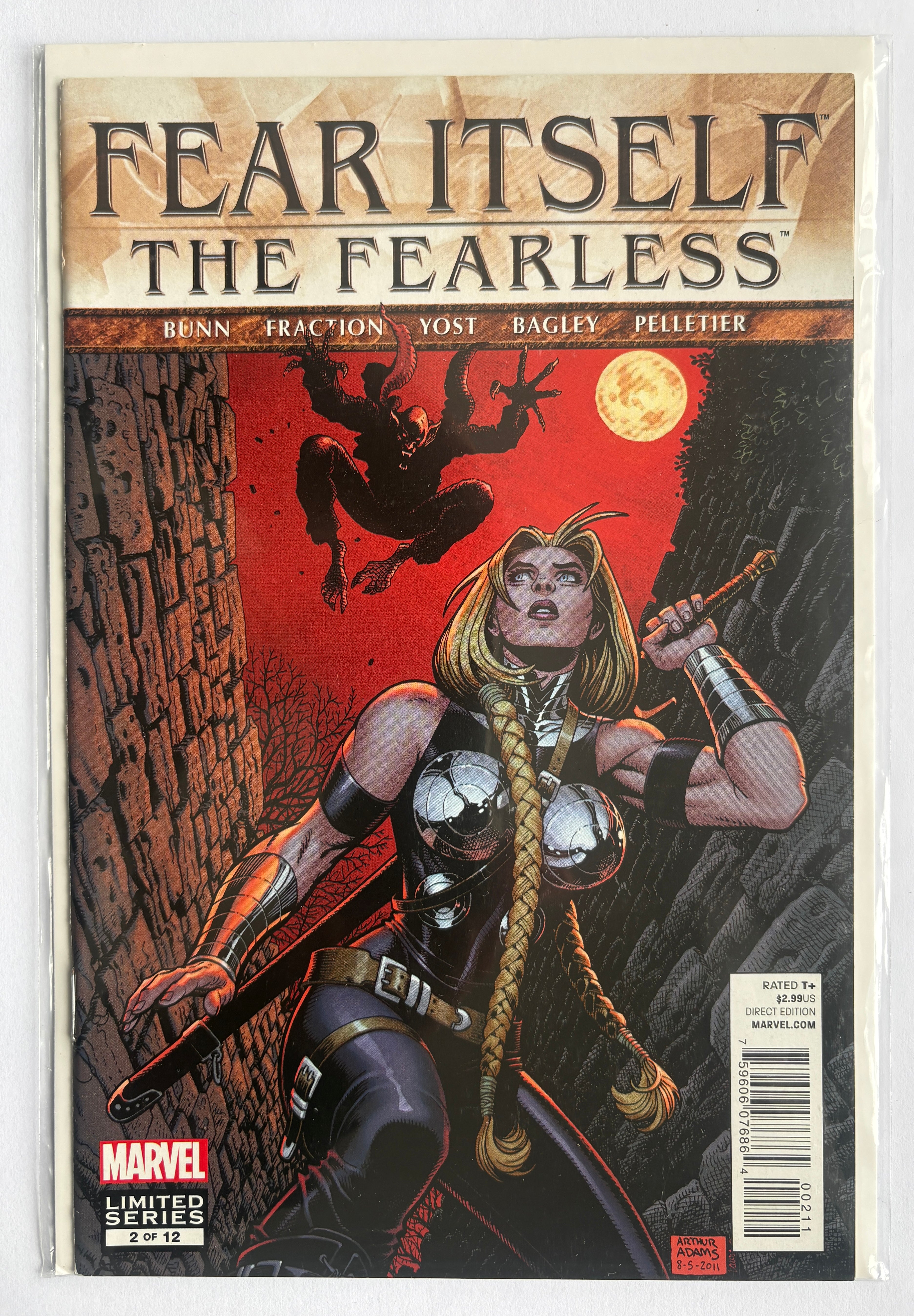Fear Itself The Fearless #2 - 1st Printing Marvel January 2012 VF+ 8.5