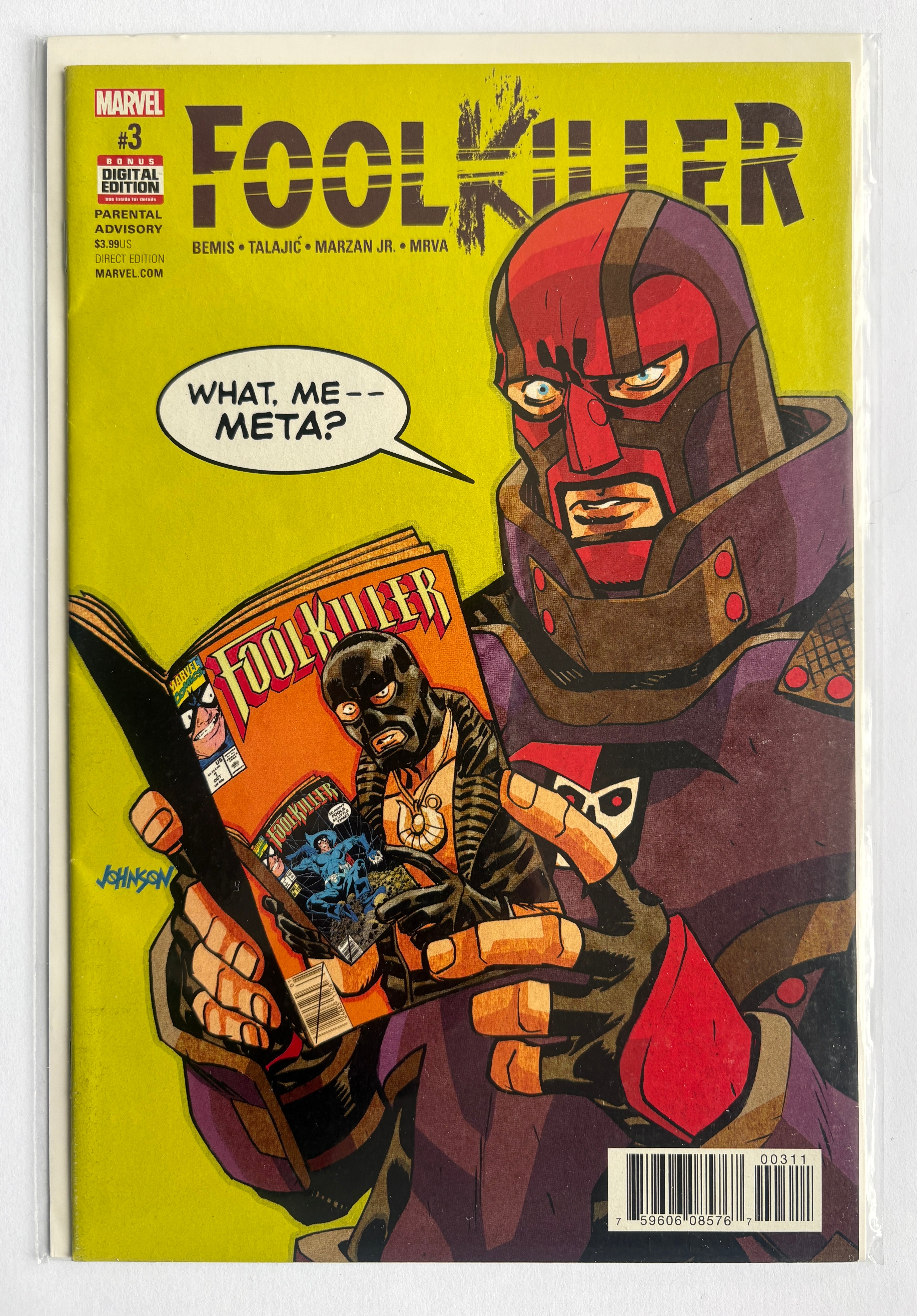 Fool Killer #3 - 1st Printing - Marvel Comics March 2017 VF+ 8.5