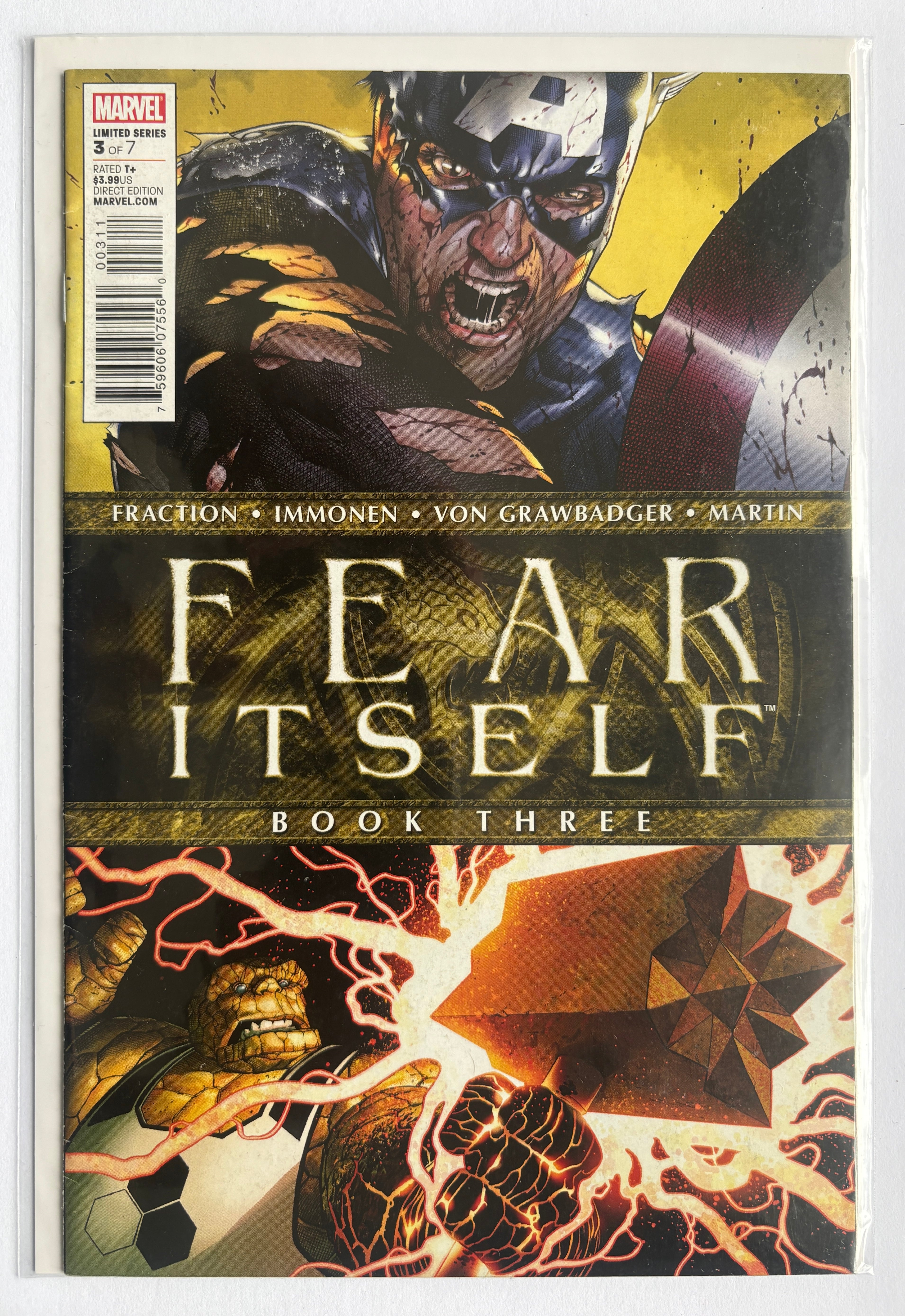 Fear Itself #3 - 1st Printing Marvel August 2011 FN 6.0