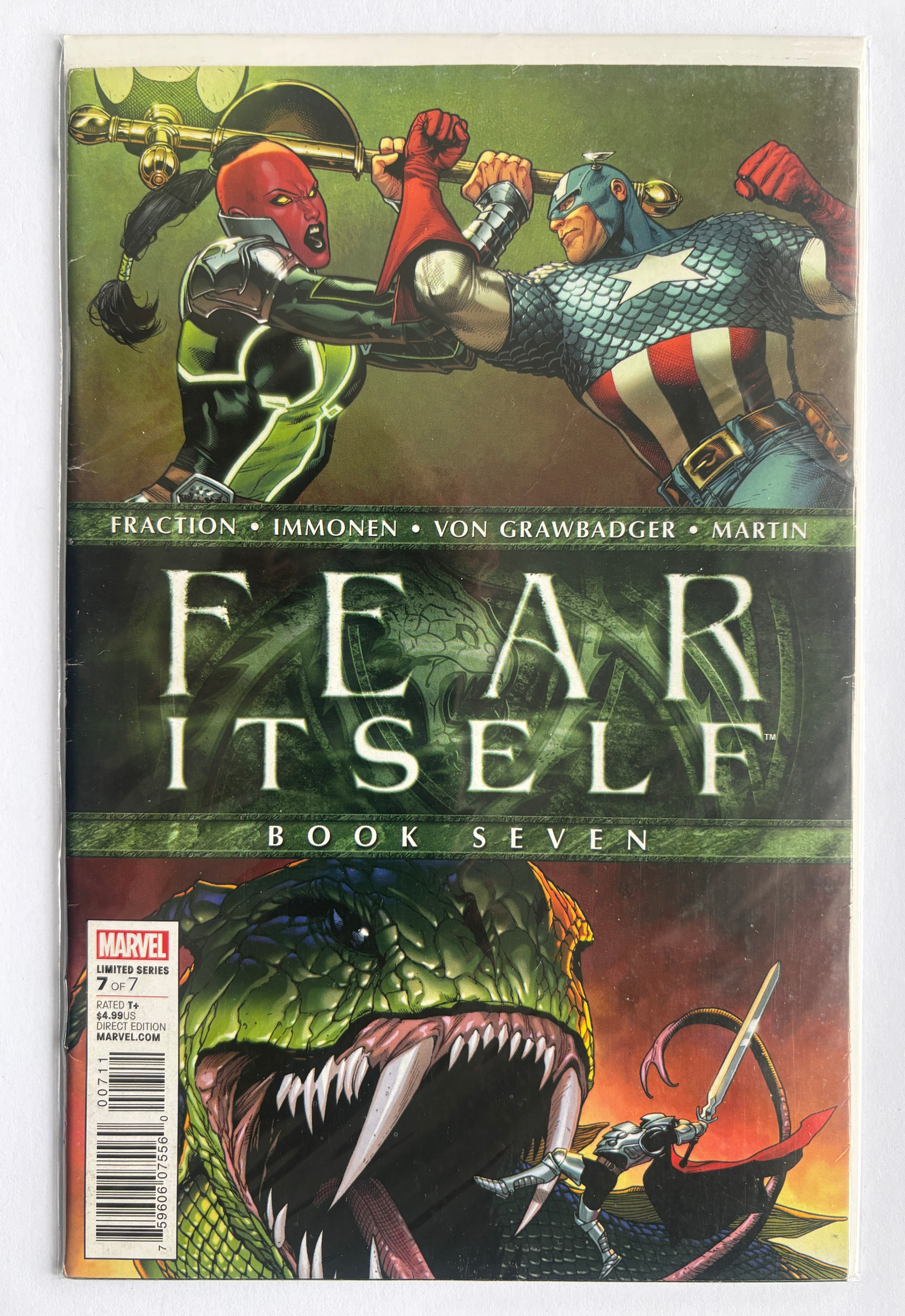 Fear Itself #7 (7 of 7) 1st Printing Marvel December 2011 FN 6.0