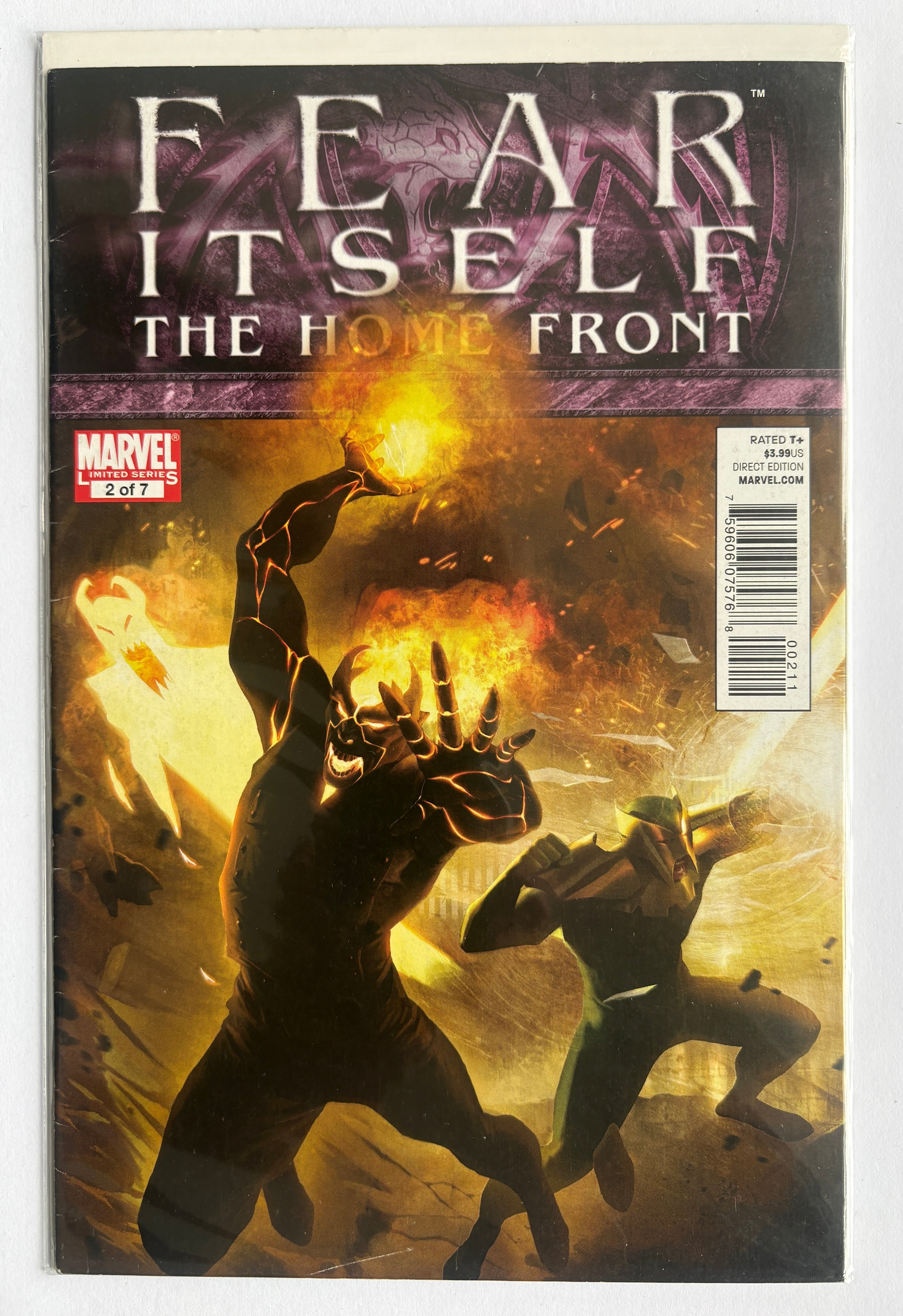 Fear Itself: The Home Front #2 - 1st Printing Marvel July 2011 F/VF 7.0