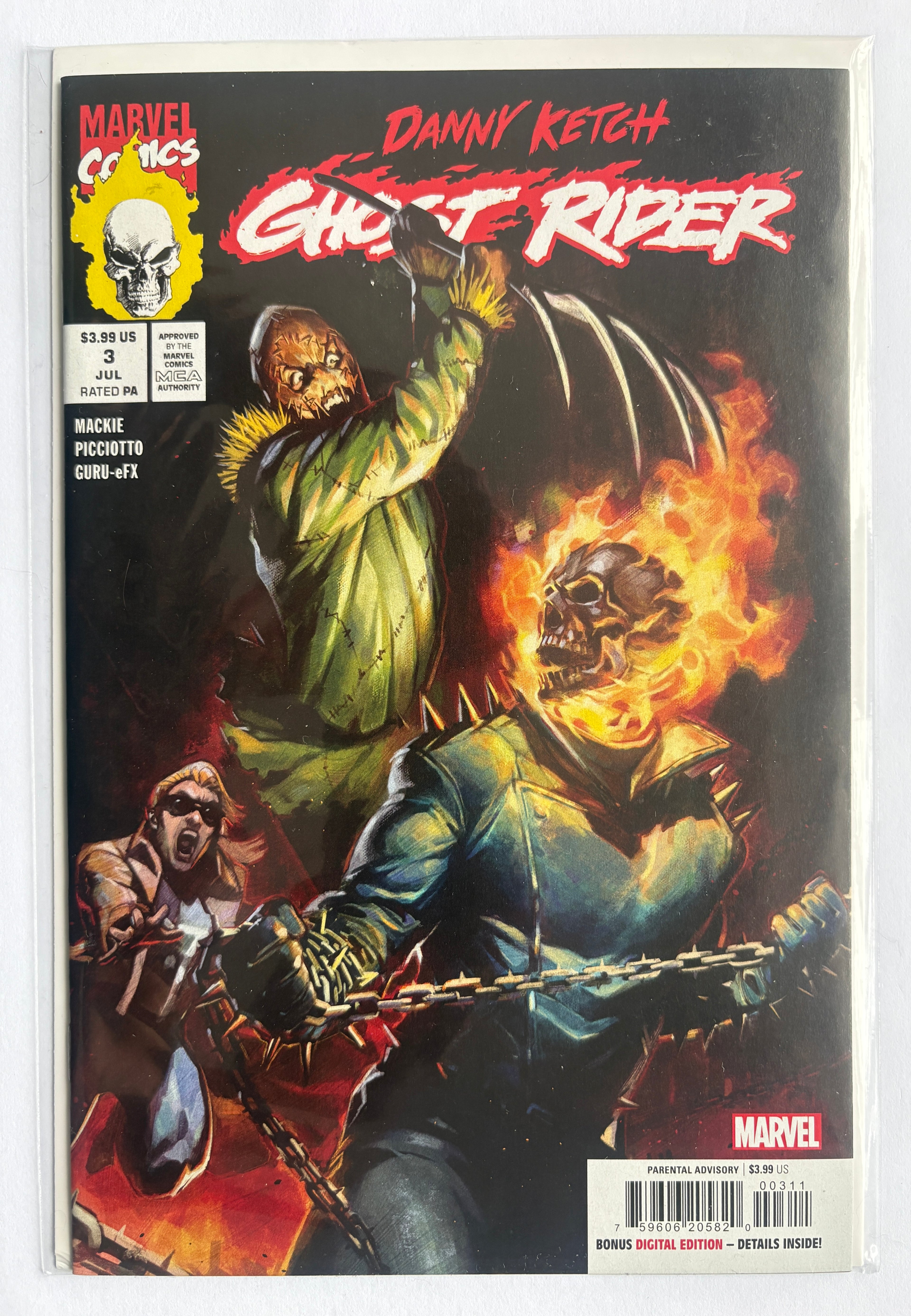Danny Ketch Ghost Rider #3 - 1st Printing Marvel September 2023 NM 9.4