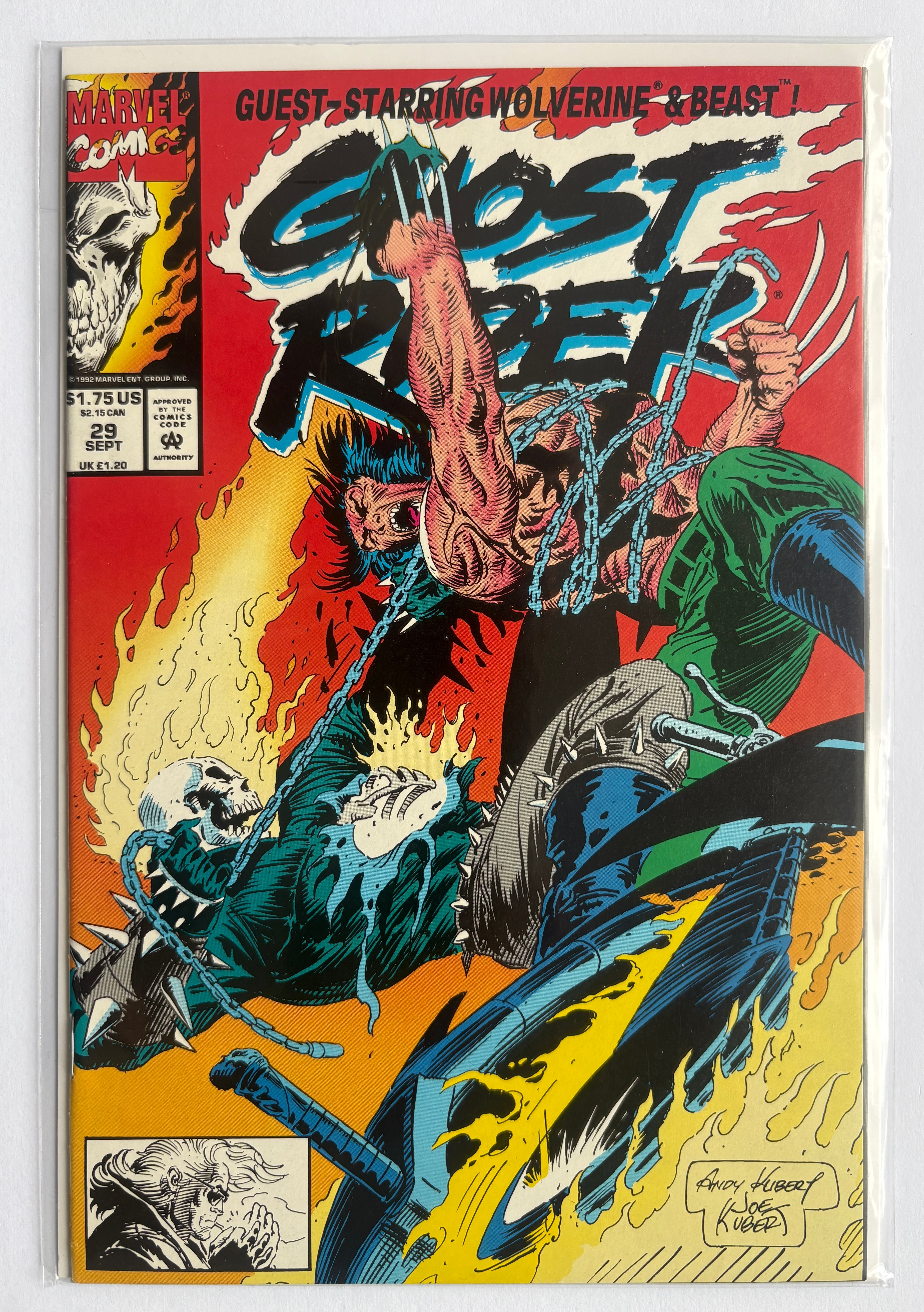 Ghost Rider #29 - Marvel Comics September 1992 V/NM 9.0