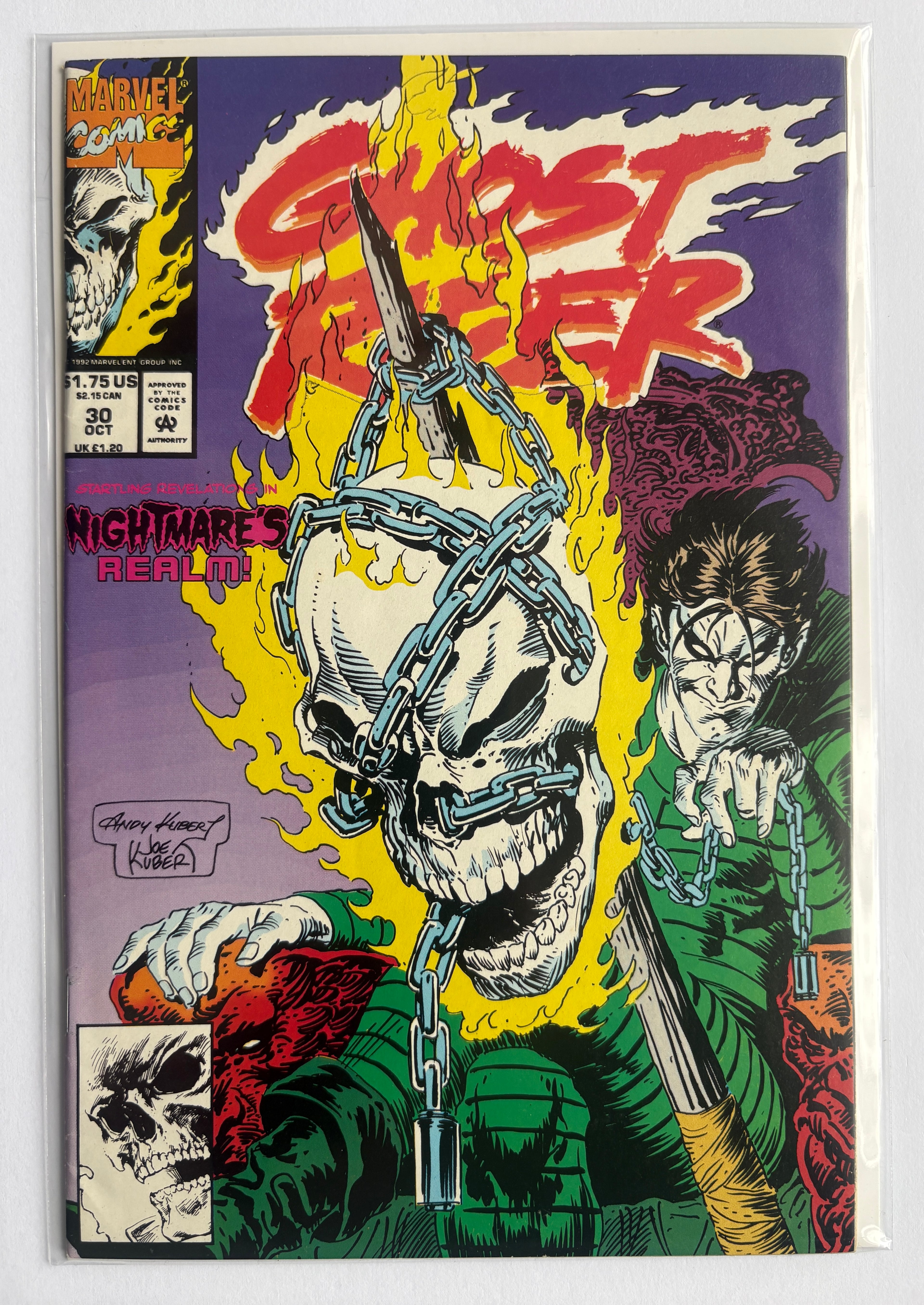 Ghost Rider #30 - Marvel Comics October 1992 VF 8.0