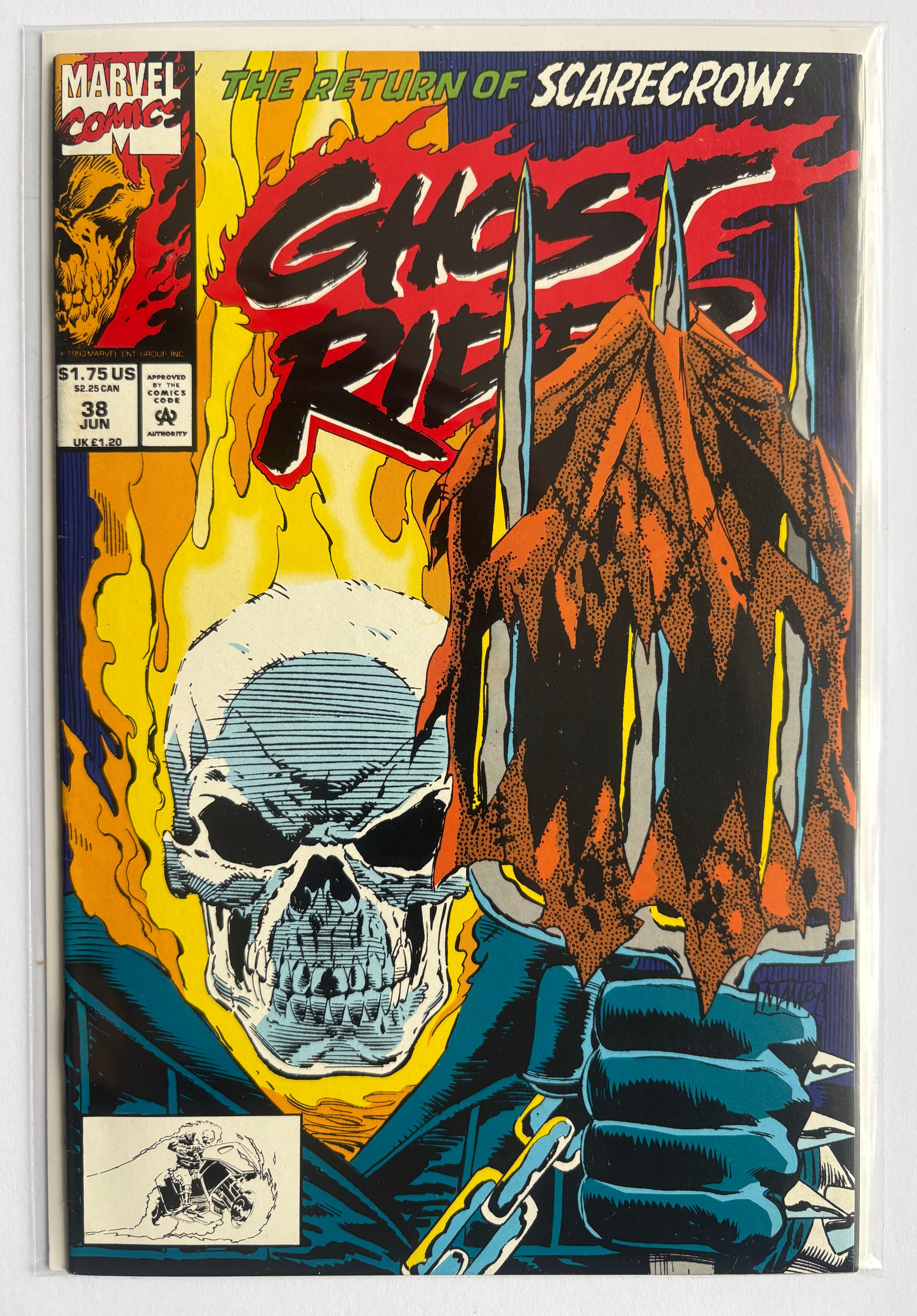Ghost Rider #38 - Marvel Comics June 1993 VF 8.0