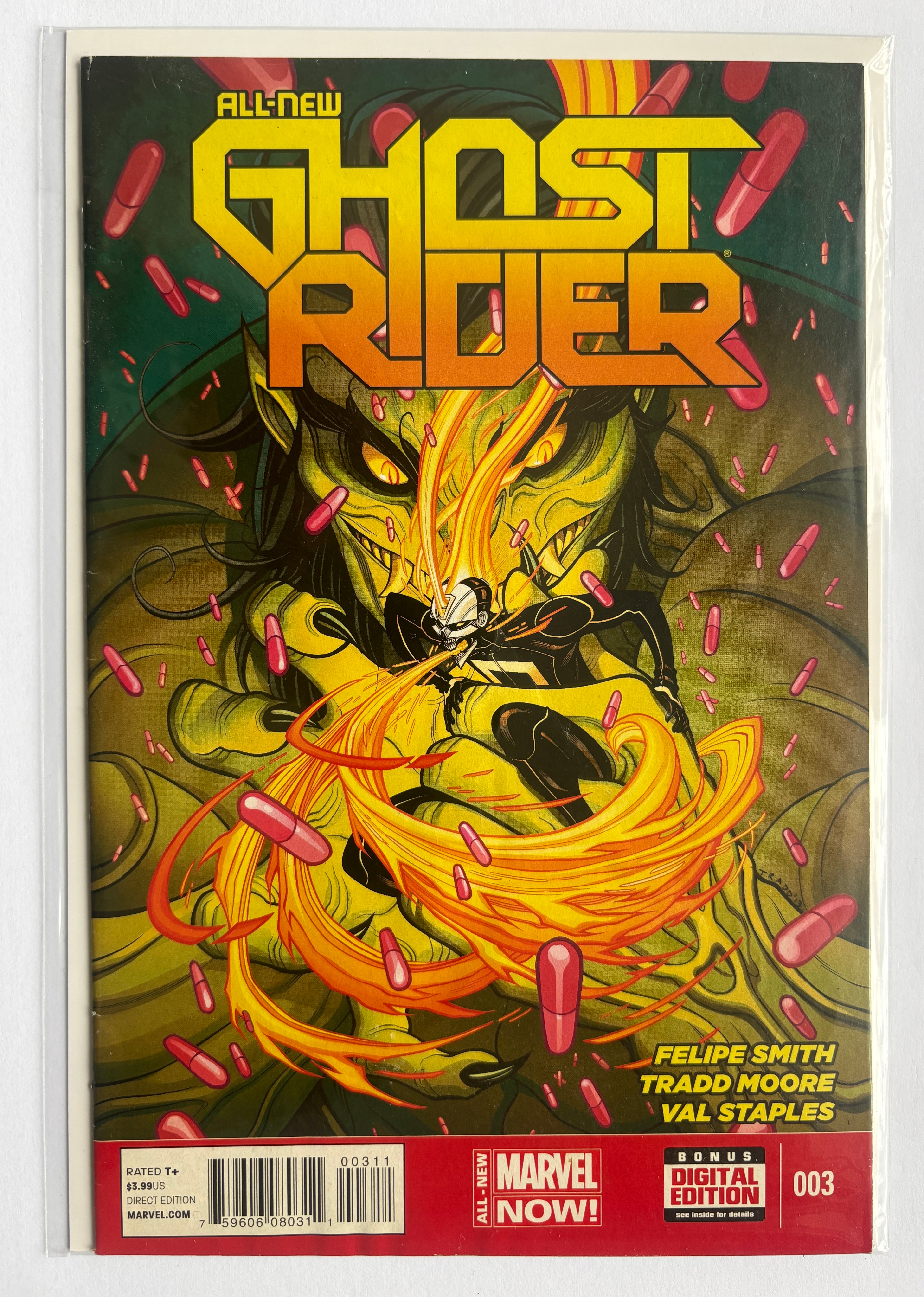 All New Ghost Rider #3 - 1st Printing - Marvel Comics July 2014 F/VF 7.0