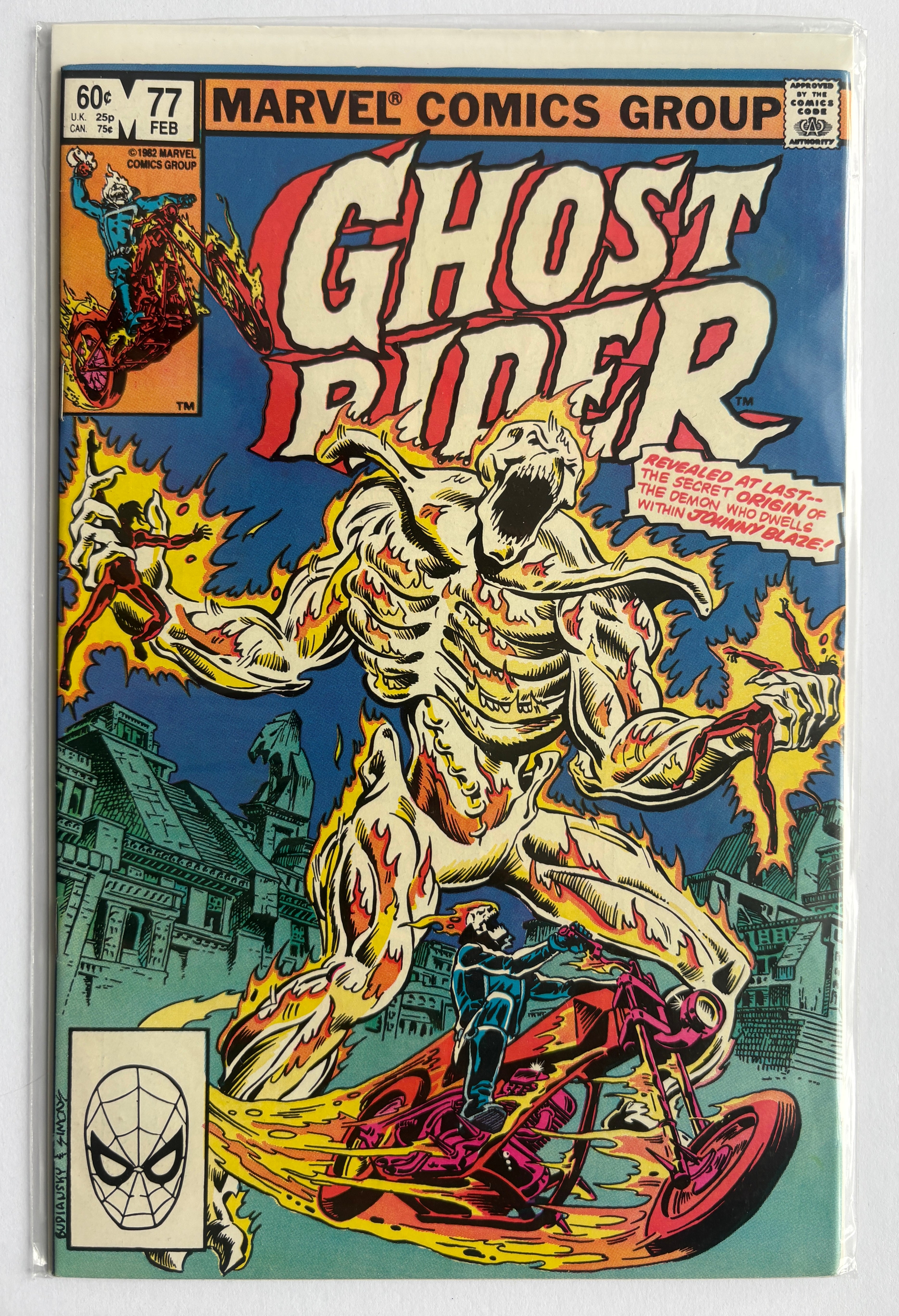 Ghost Rider #77 - Marvel Comics February 1983 VF+ 8.5