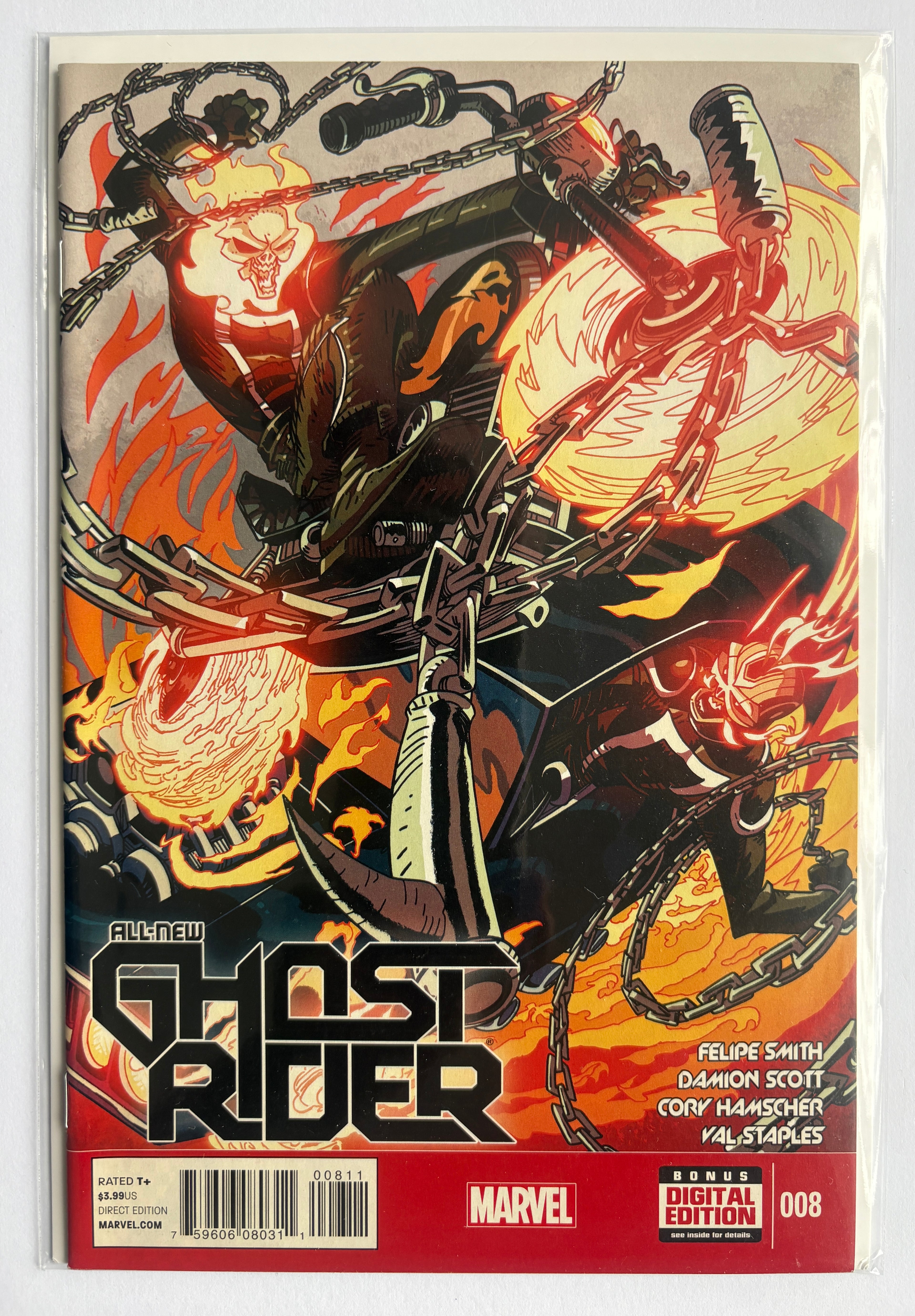 All New Ghost Rider #8 - 1st Printing - Marvel Comics January 2014 VF+ 8.5