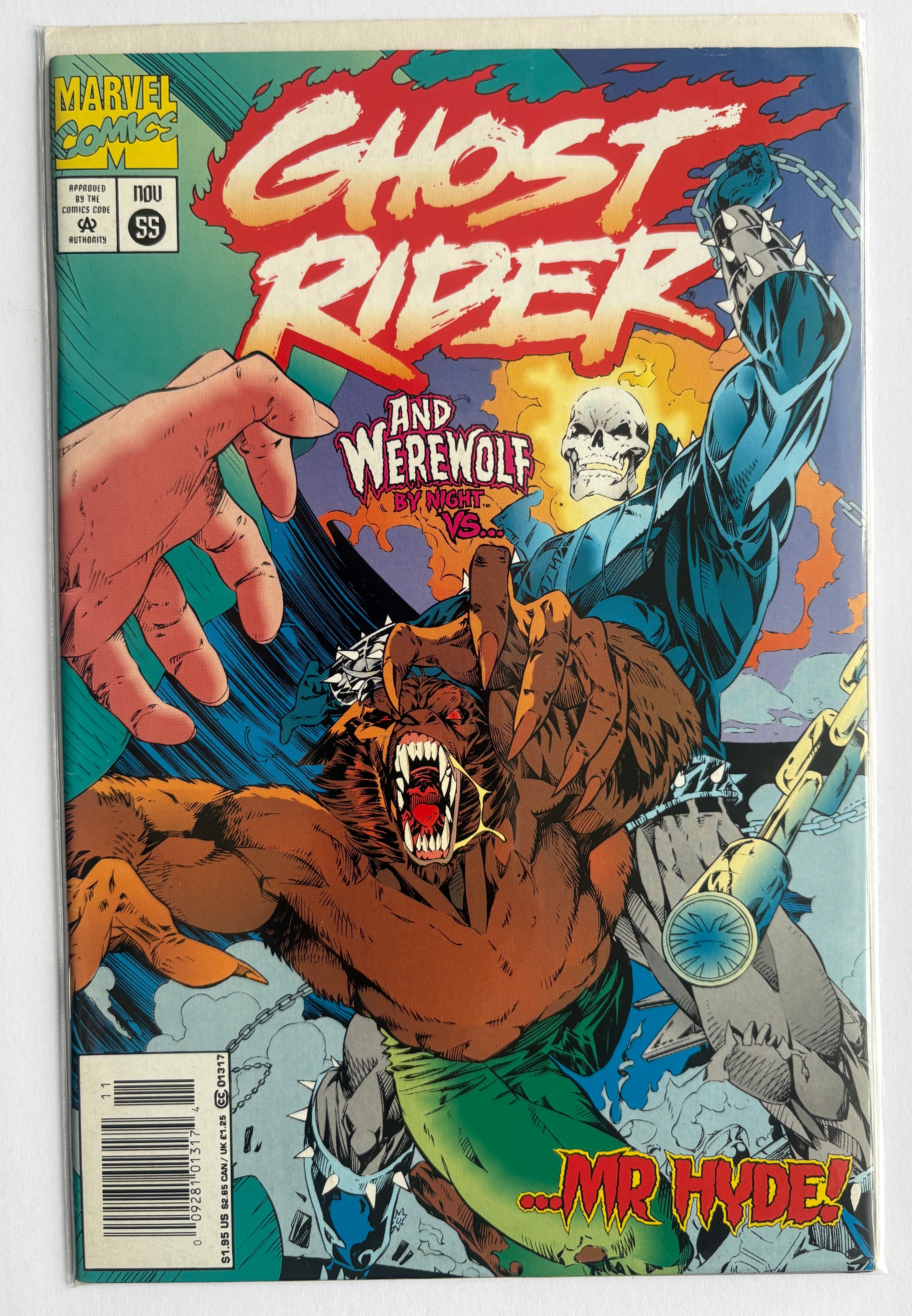 Ghost Rider #55 - Marvel Comics November 1994 VF- 7.5