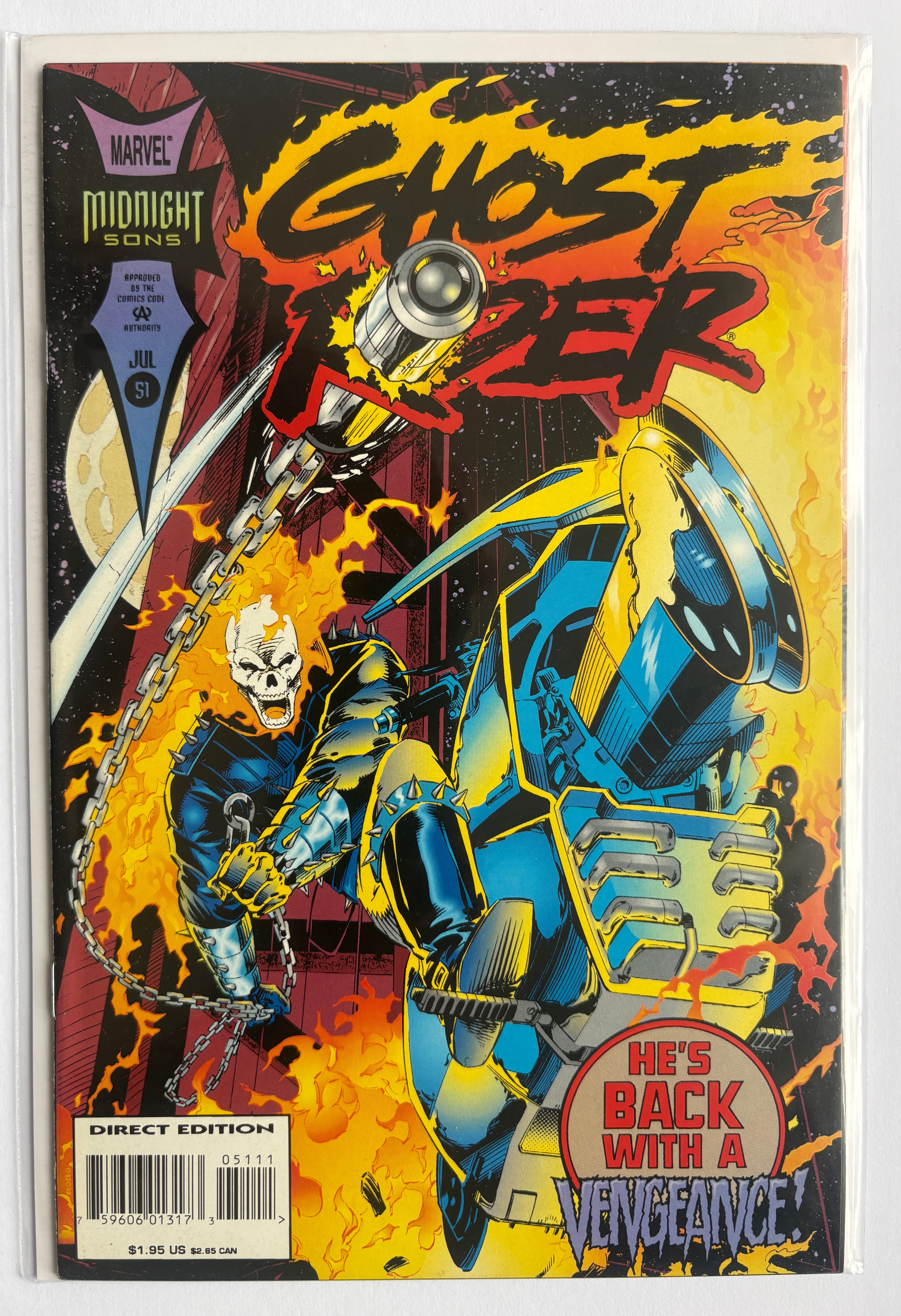 Ghost Rider #51 - 1st Printing Marvel Comics July 1994 VF 8.0