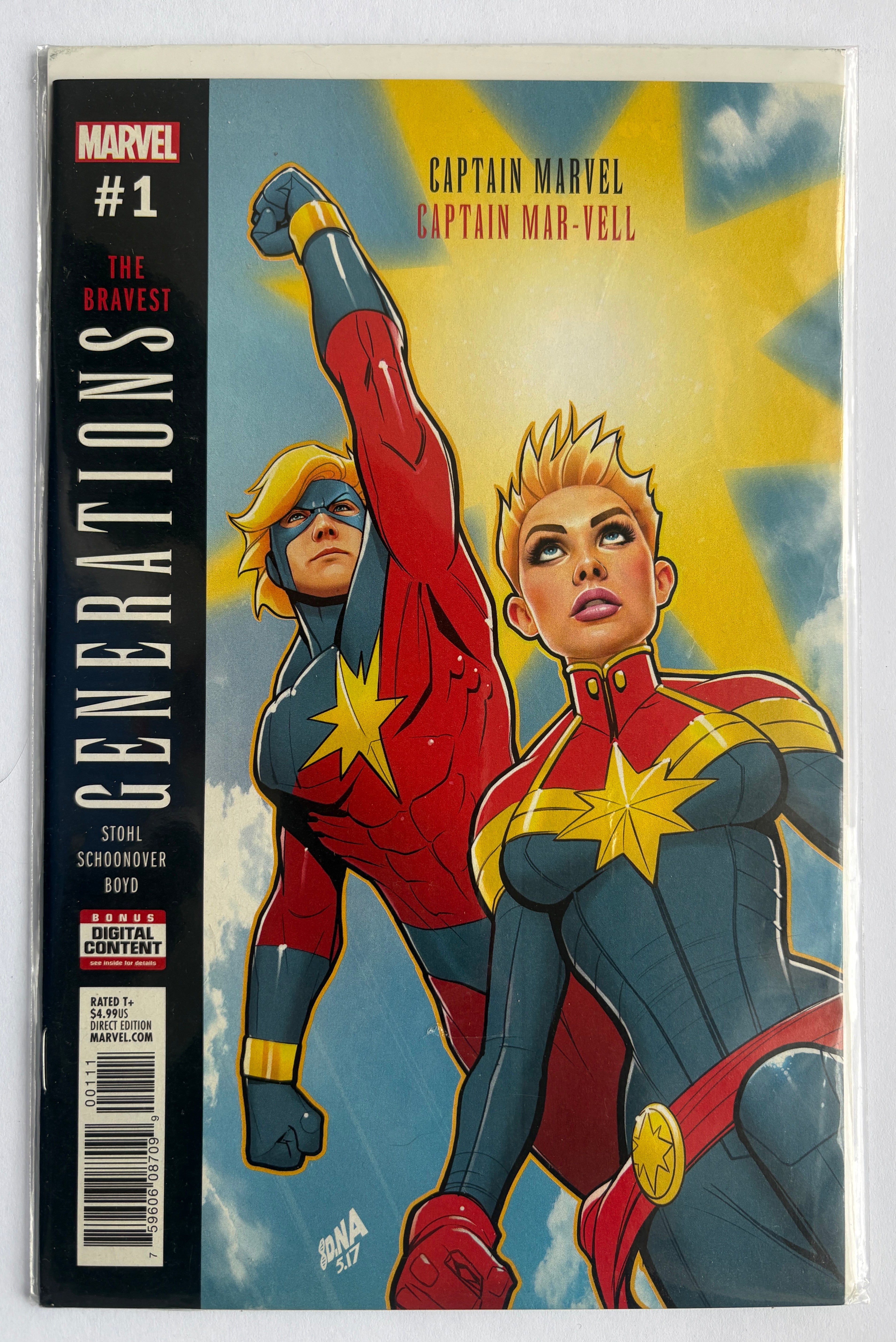 Generations: Captain Marvel & Captain Mar-Vell #1 - Marvel Comics 2017 NM- 9.2