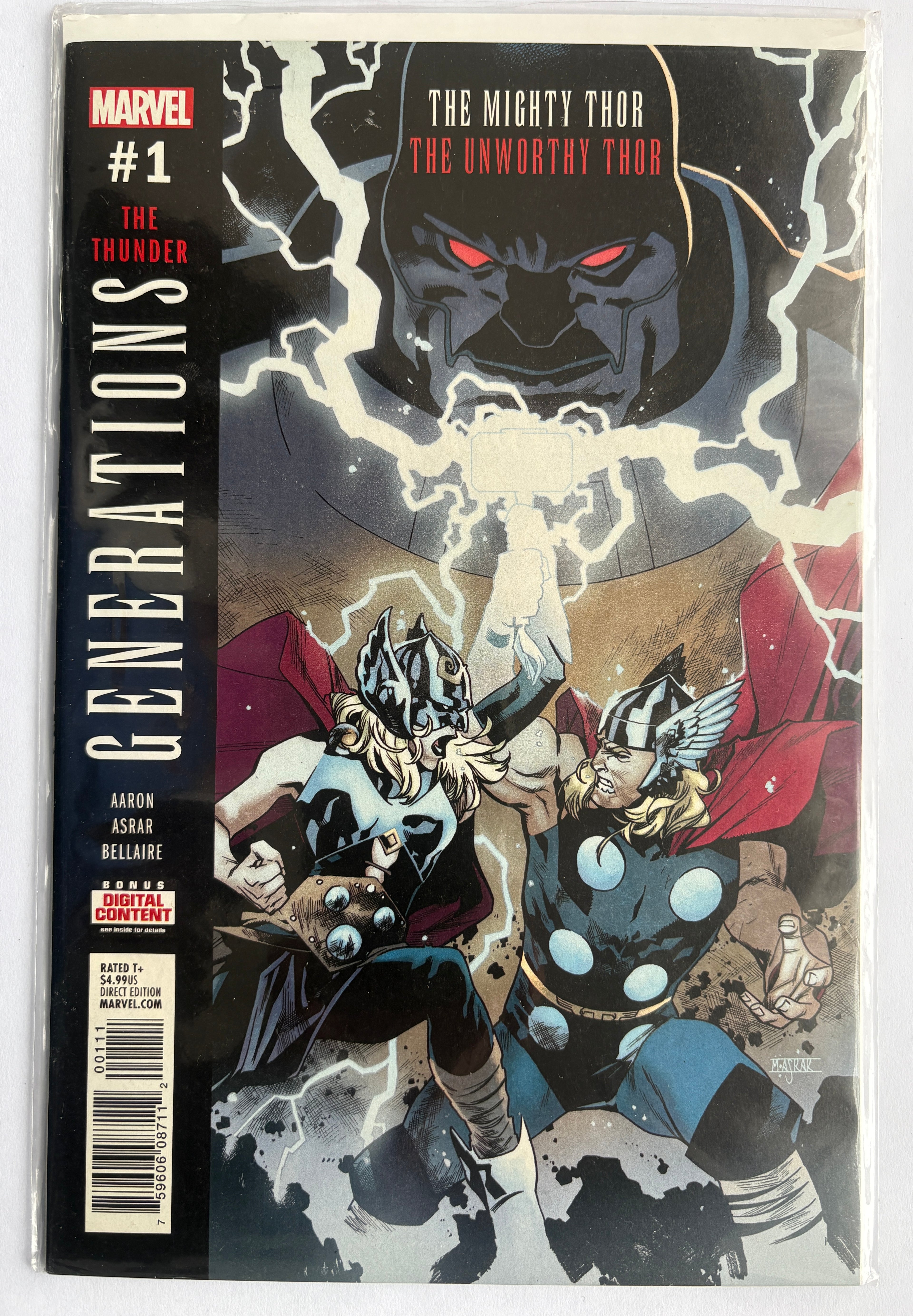 Generations: The Unworthy Thor & The Mighty Thor #1 - Marvel 2017  VF/NM 9.0