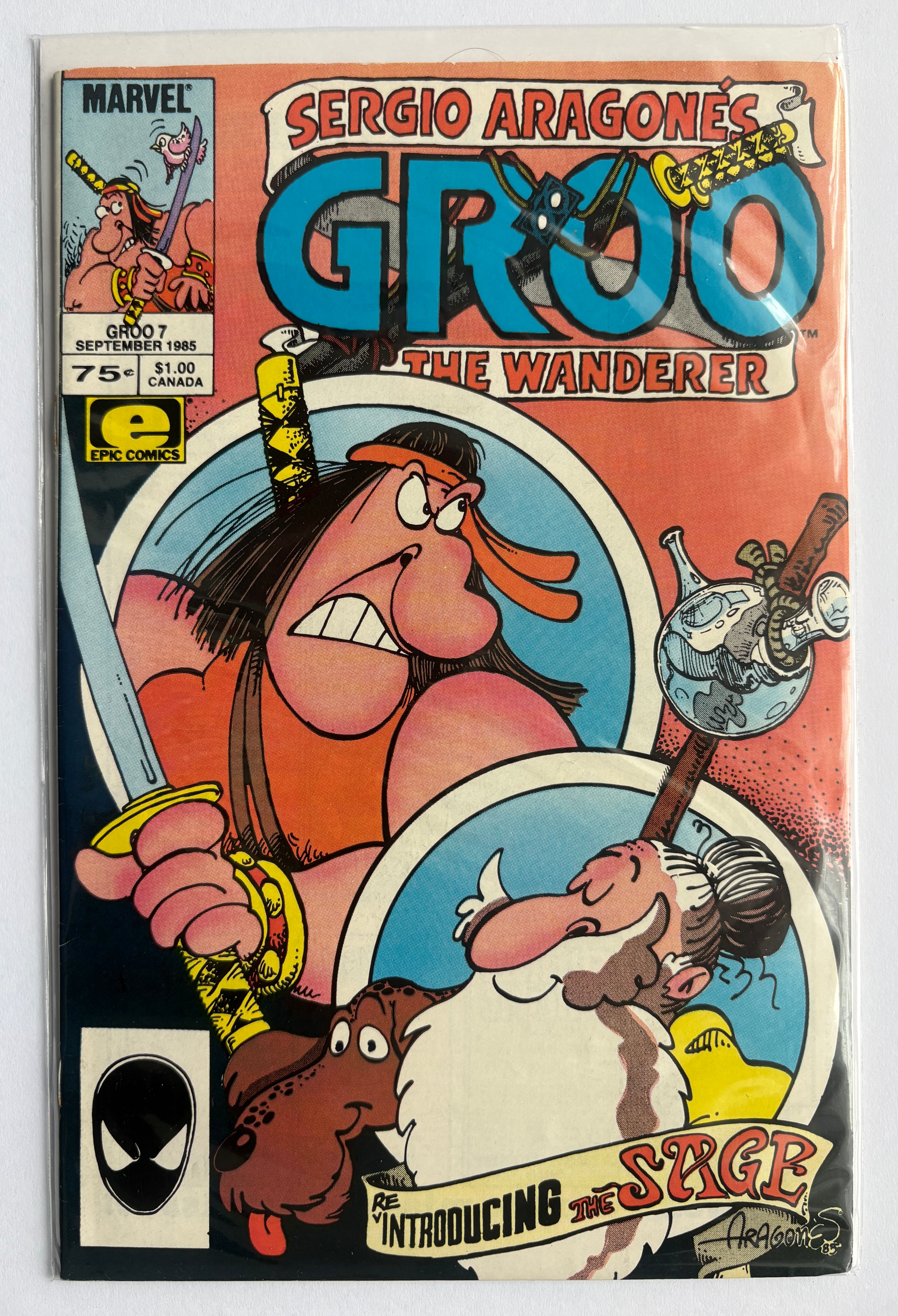 Sergio Aragones Groo the Wanderer #7 - Marvel Epic September 1985 VF 8.0
