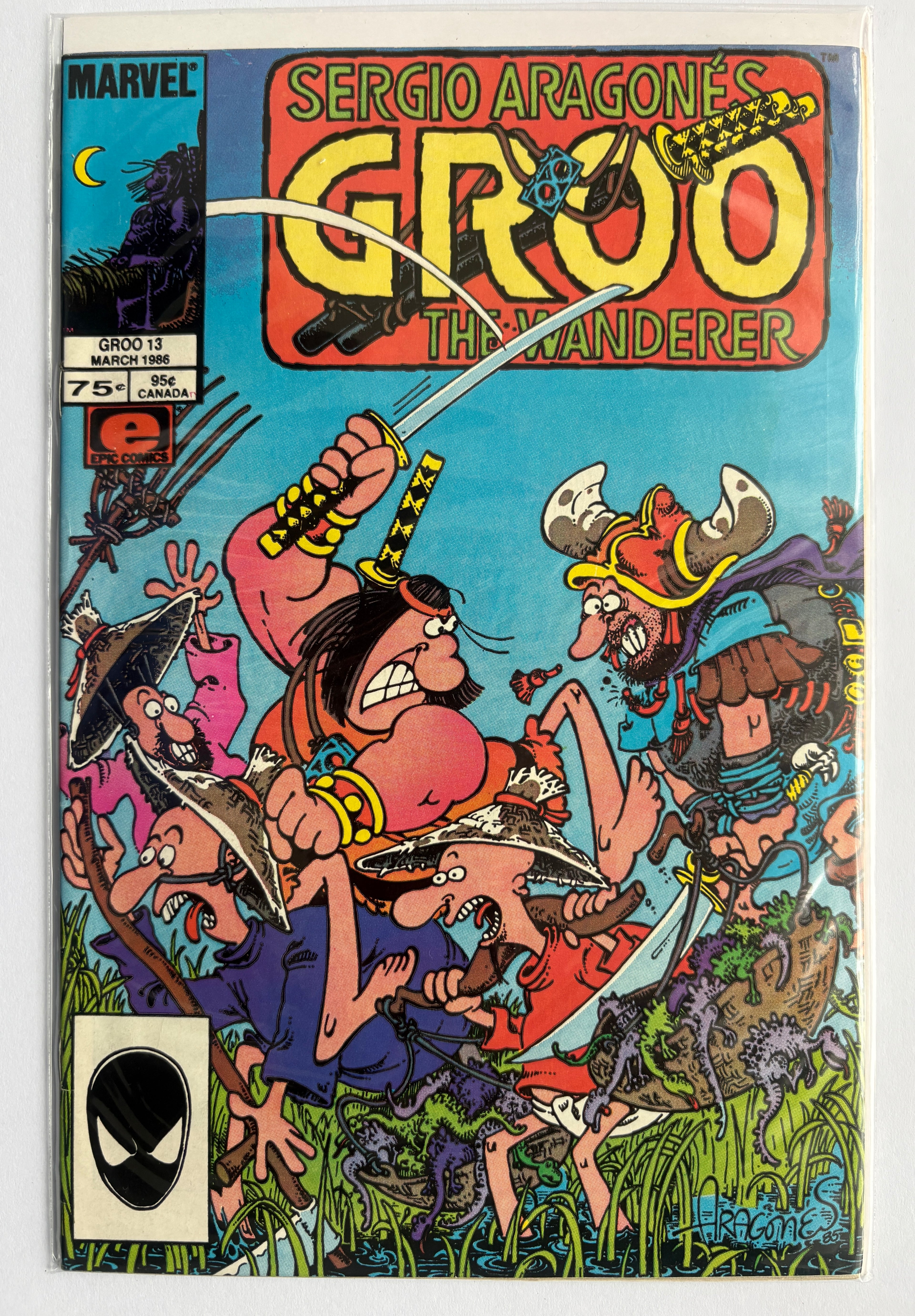 Sergio Aragones Groo the Wanderer #13 - Marvel Epic March 1986 F/VF 7.0