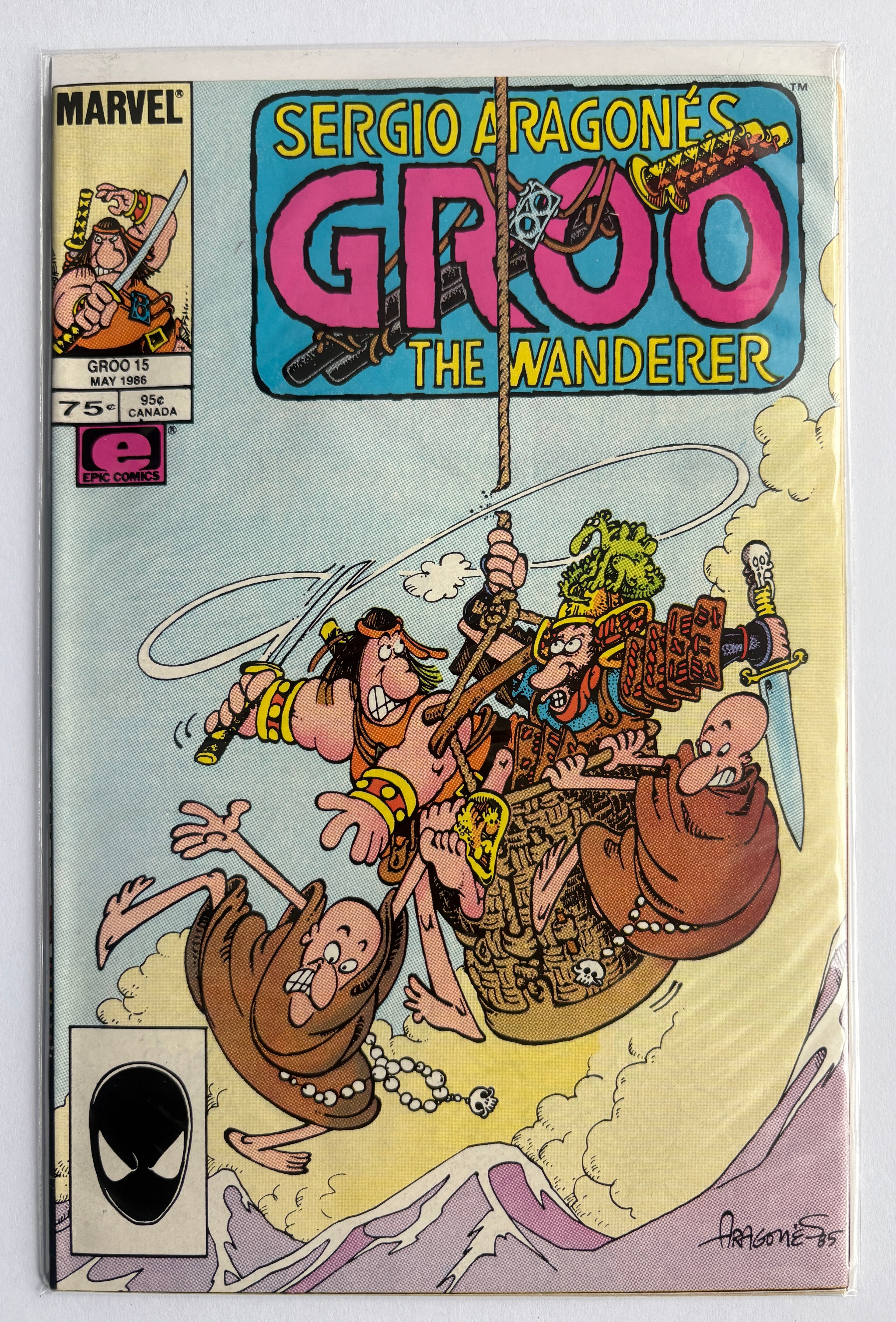 Sergio Aragones Groo the Wanderer #15 - Marvel Epic May 1986 VF- 7.5