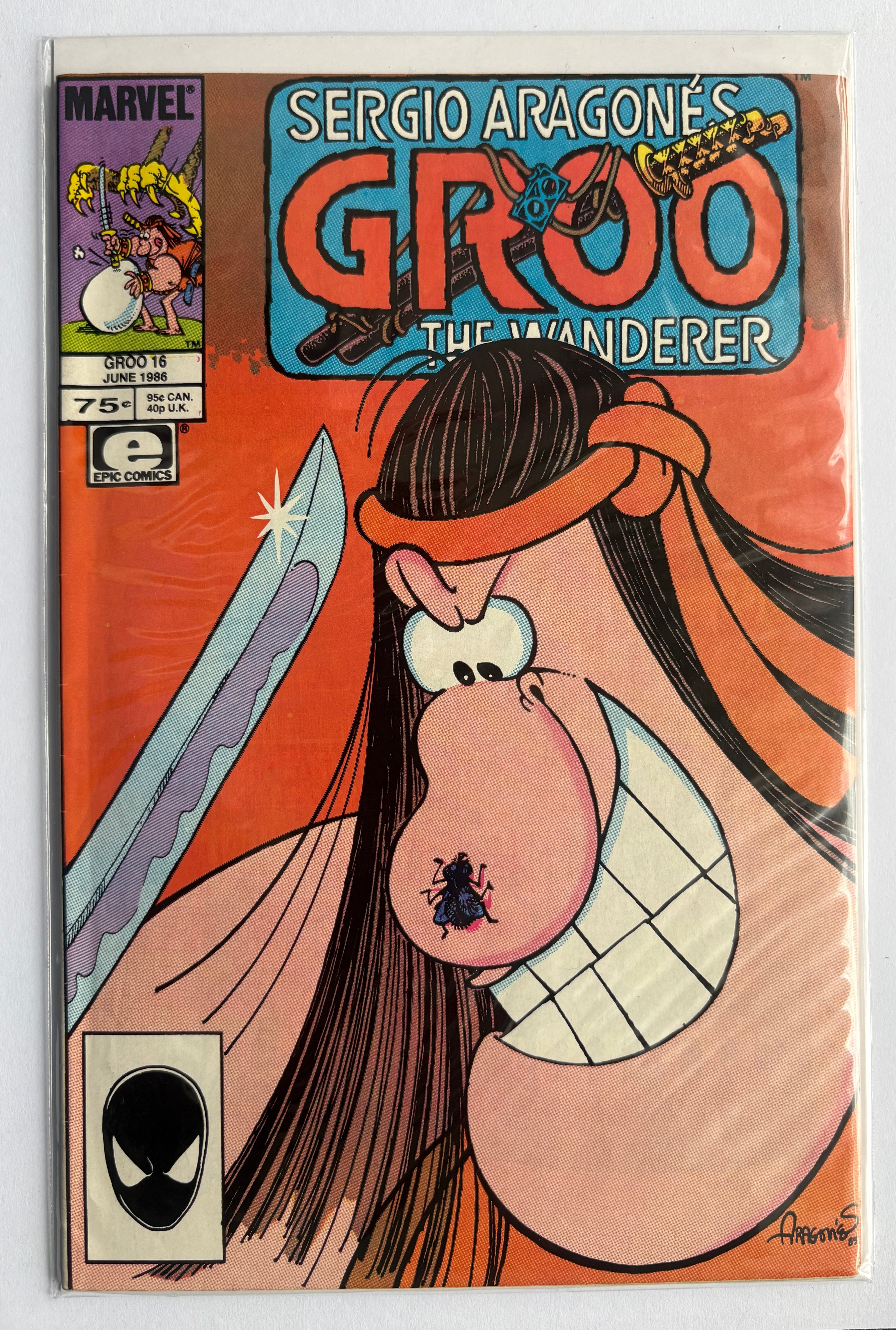 Sergio Aragones Groo the Wanderer #16 - Marvel Epic June 1986 F/VF 7.0