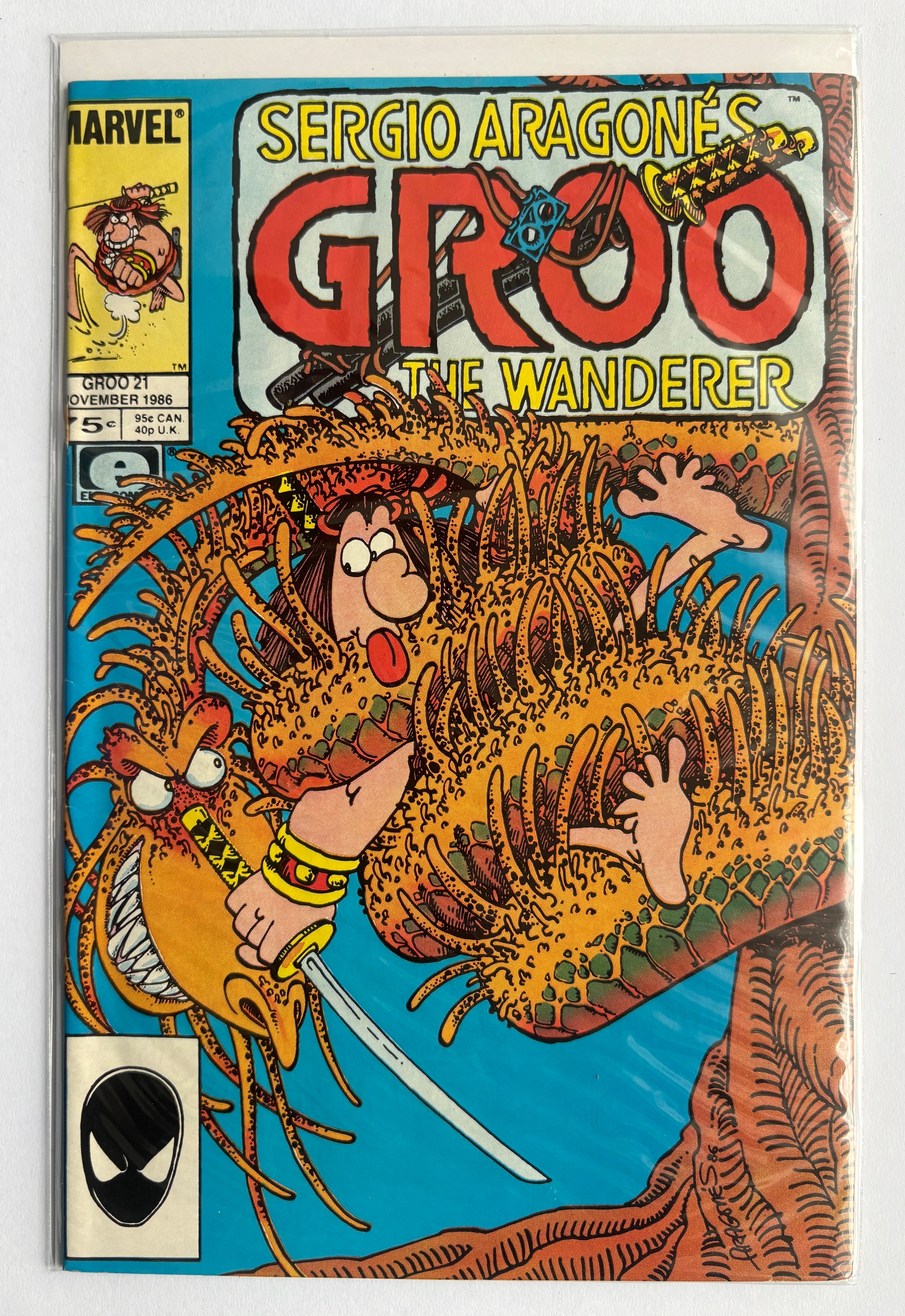 Sergio Aragones Groo the Wanderer #21 - Marvel Epic November 1986 VF- 7.5