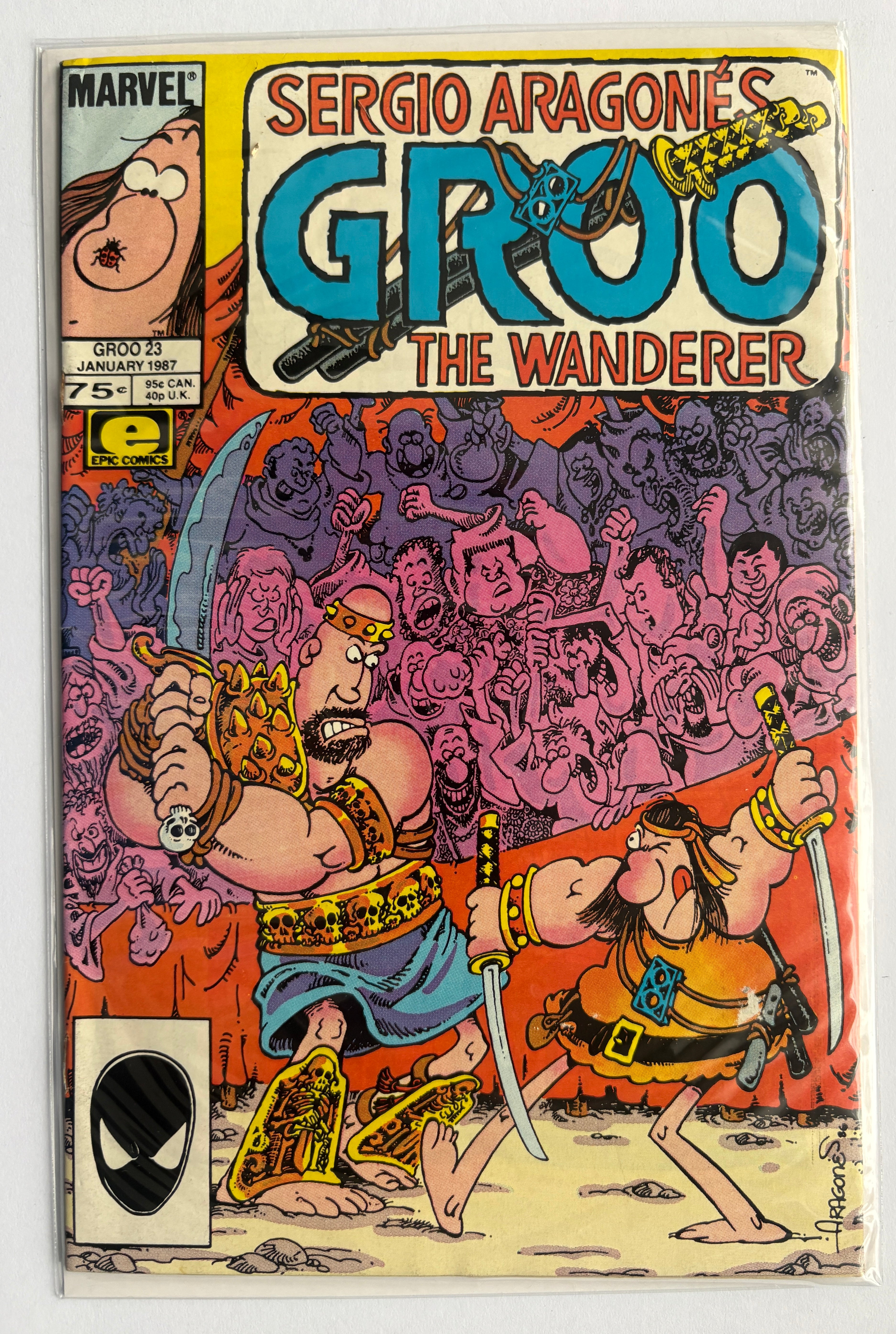 Sergio Aragones Groo the Wanderer #23 - Marvel Epic January 1987 F/VF 7.0