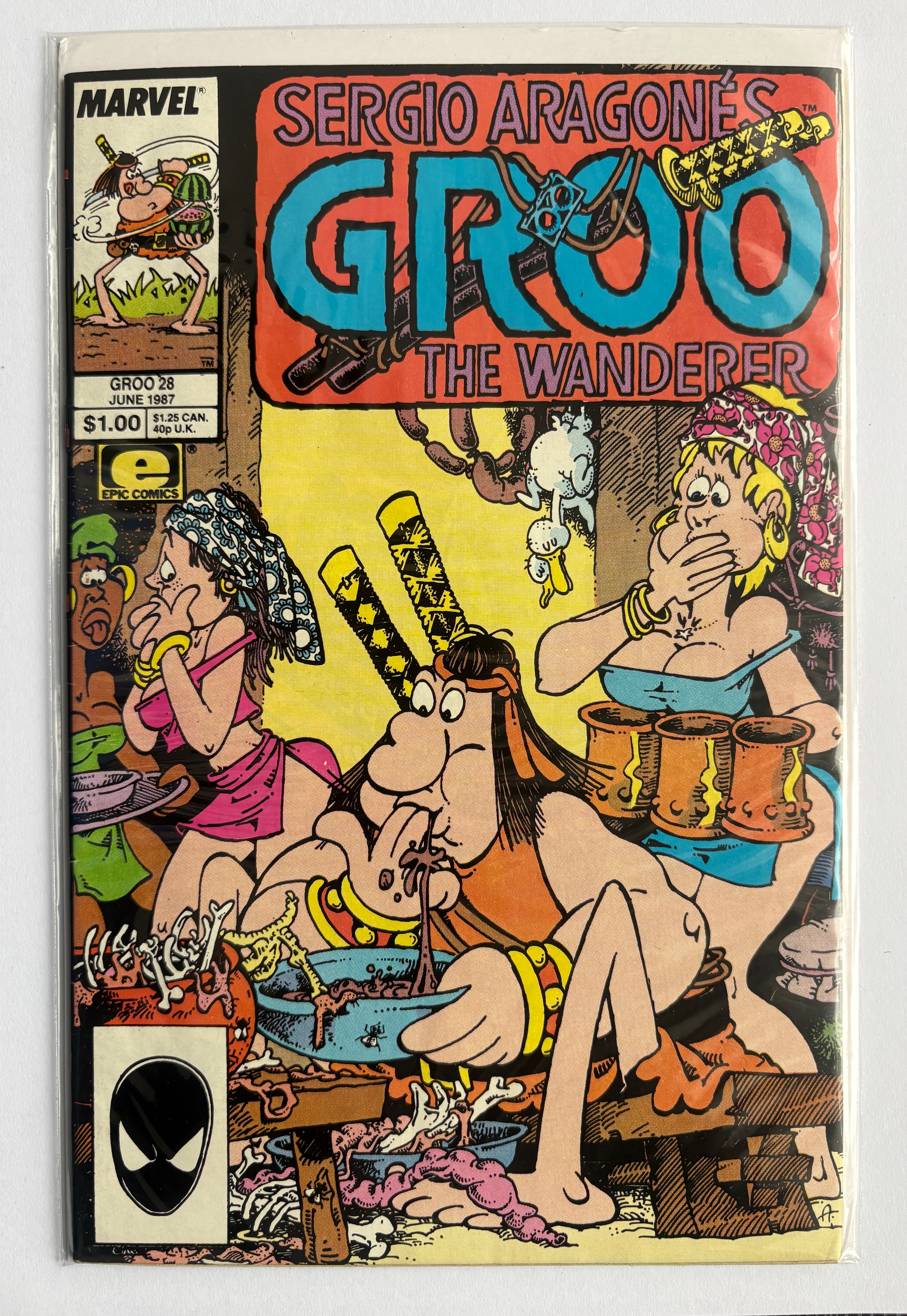 Sergio Aragones Groo the Wanderer #28 - Marvel Epic June 1987 VF 8.0