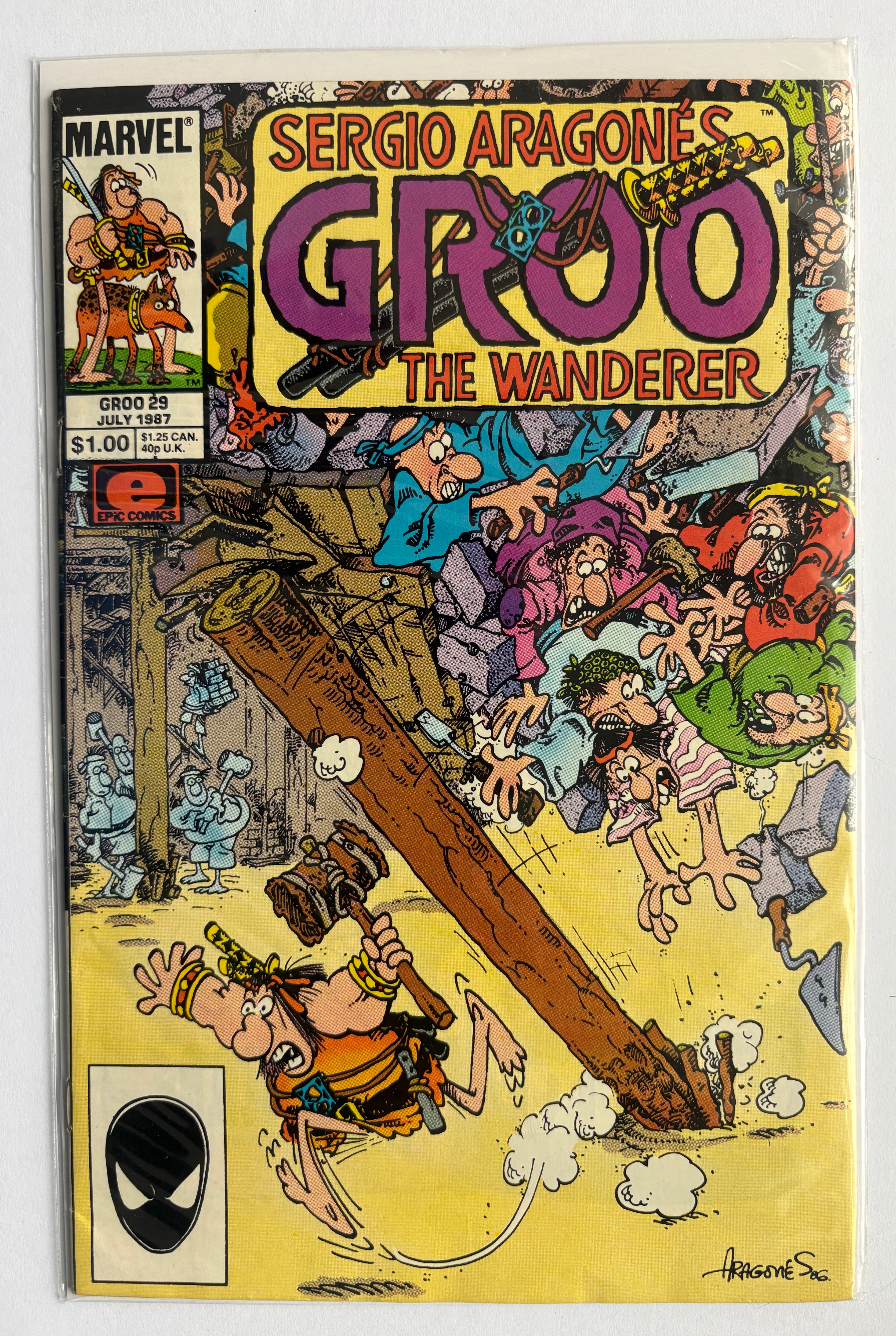Sergio Aragones Groo the Wanderer #29 - Marvel Epic July 1987 FN+ 6.5