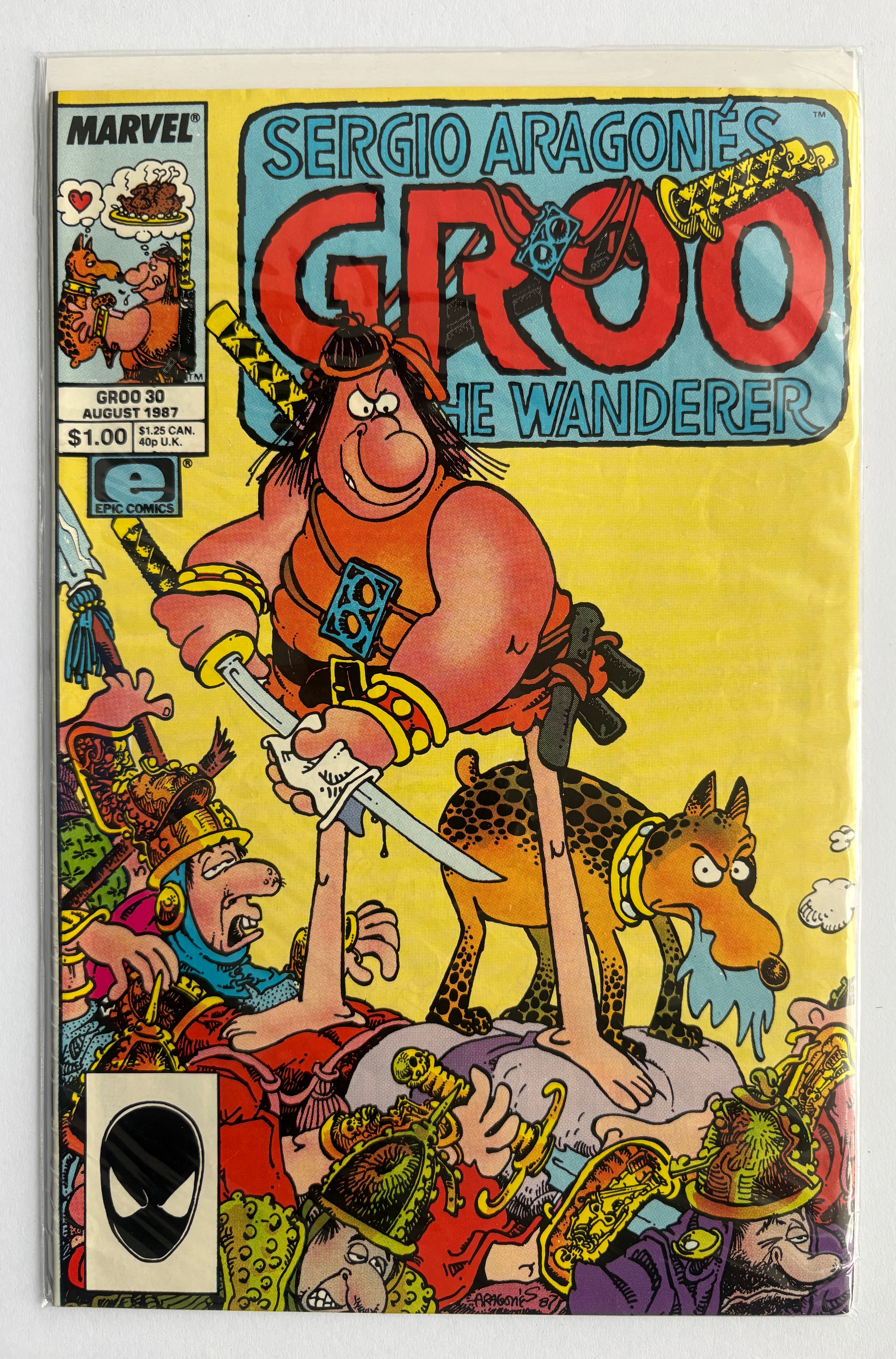 Sergio Aragones Groo the Wanderer #30 - Marvel Epic August 1987 F/VF 7.0