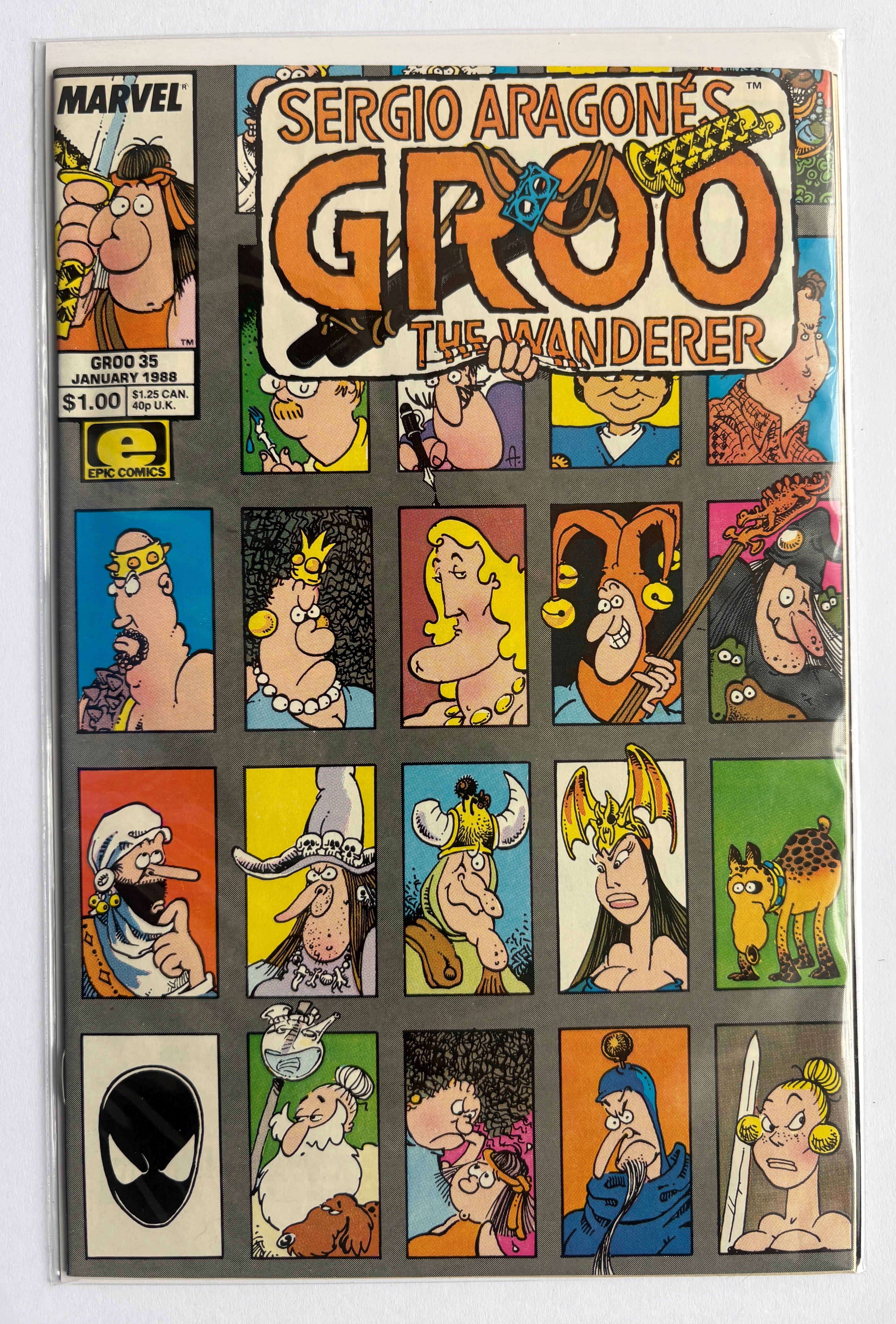 Sergio Aragones Groo the Wanderer #35 - Marvel Epic January 1988 F/VF 7.0