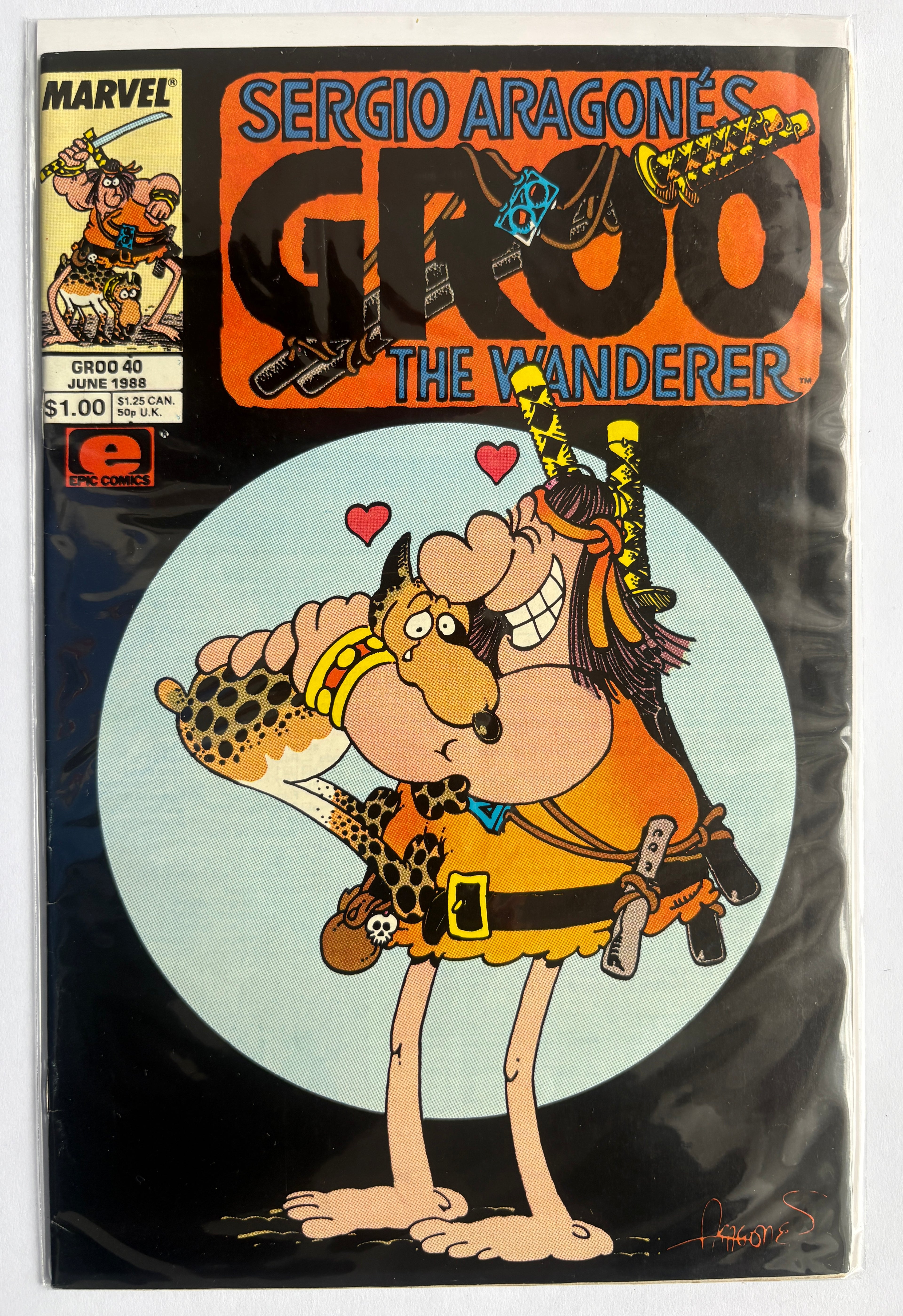 Sergio Aragones Groo the Wanderer #40 - Marvel Epic June 1988 VF- 7.5