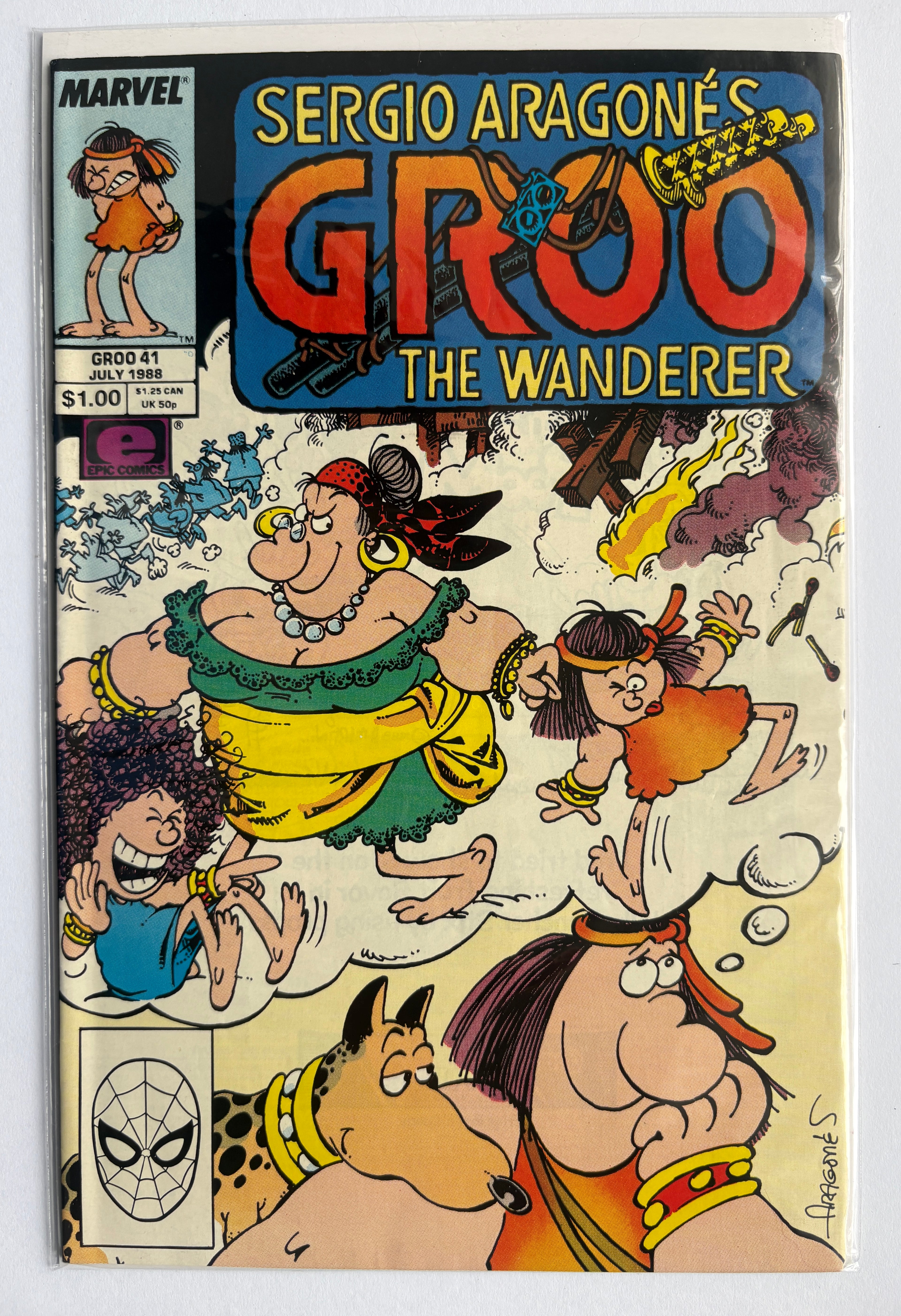 Sergio Aragones Groo the Wanderer #41 - Marvel Epic July 1988 VF- 7.5