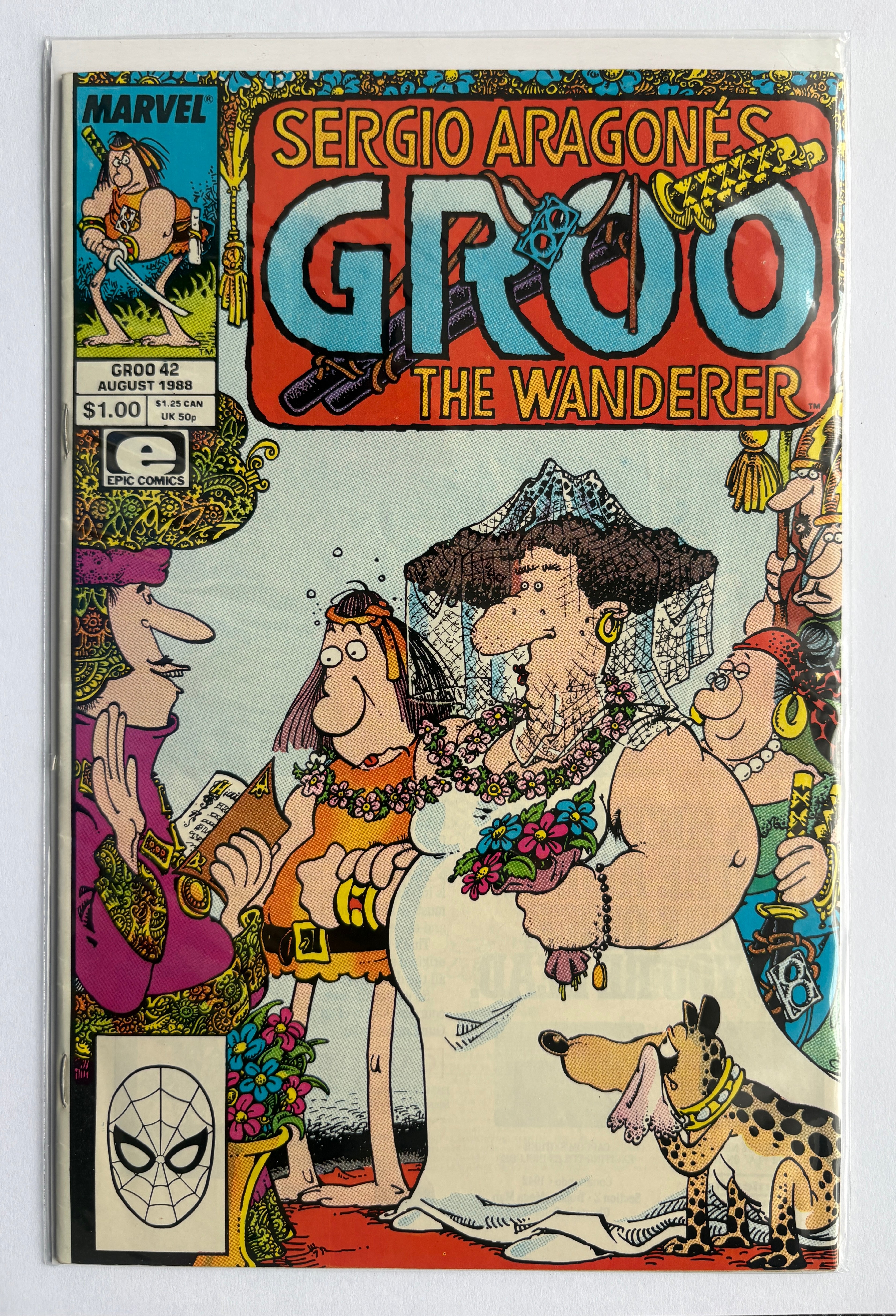 Sergio Aragones Groo the Wanderer #42 - Marvel Epic August 1988 VF- 7.5