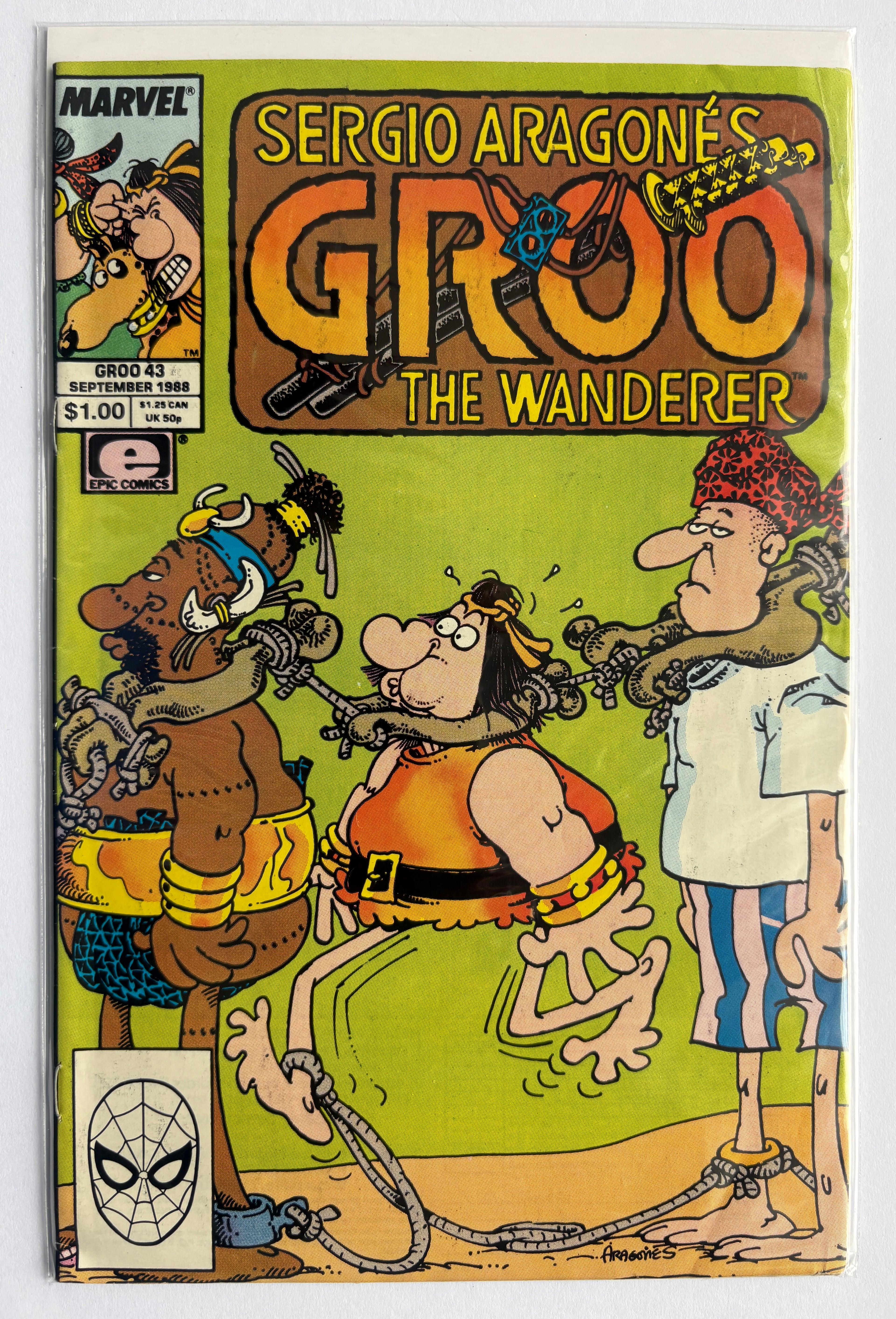 Sergio Aragones Groo the Wanderer #43 - Marvel Epic September 1988 F/VF 7.0