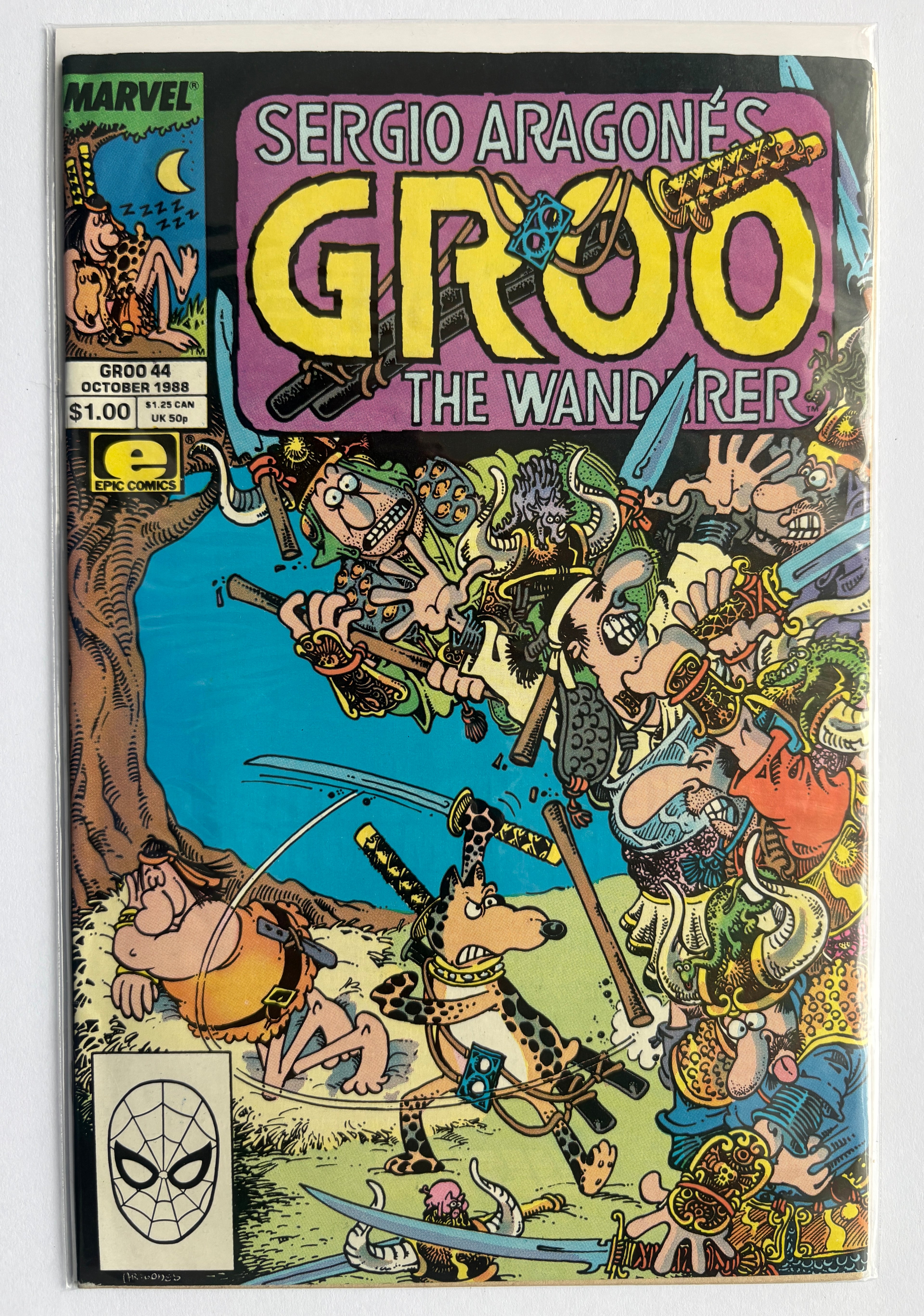Sergio Aragones Groo the Wanderer #44 - Marvel Epic October 1988 F/VF 7.0