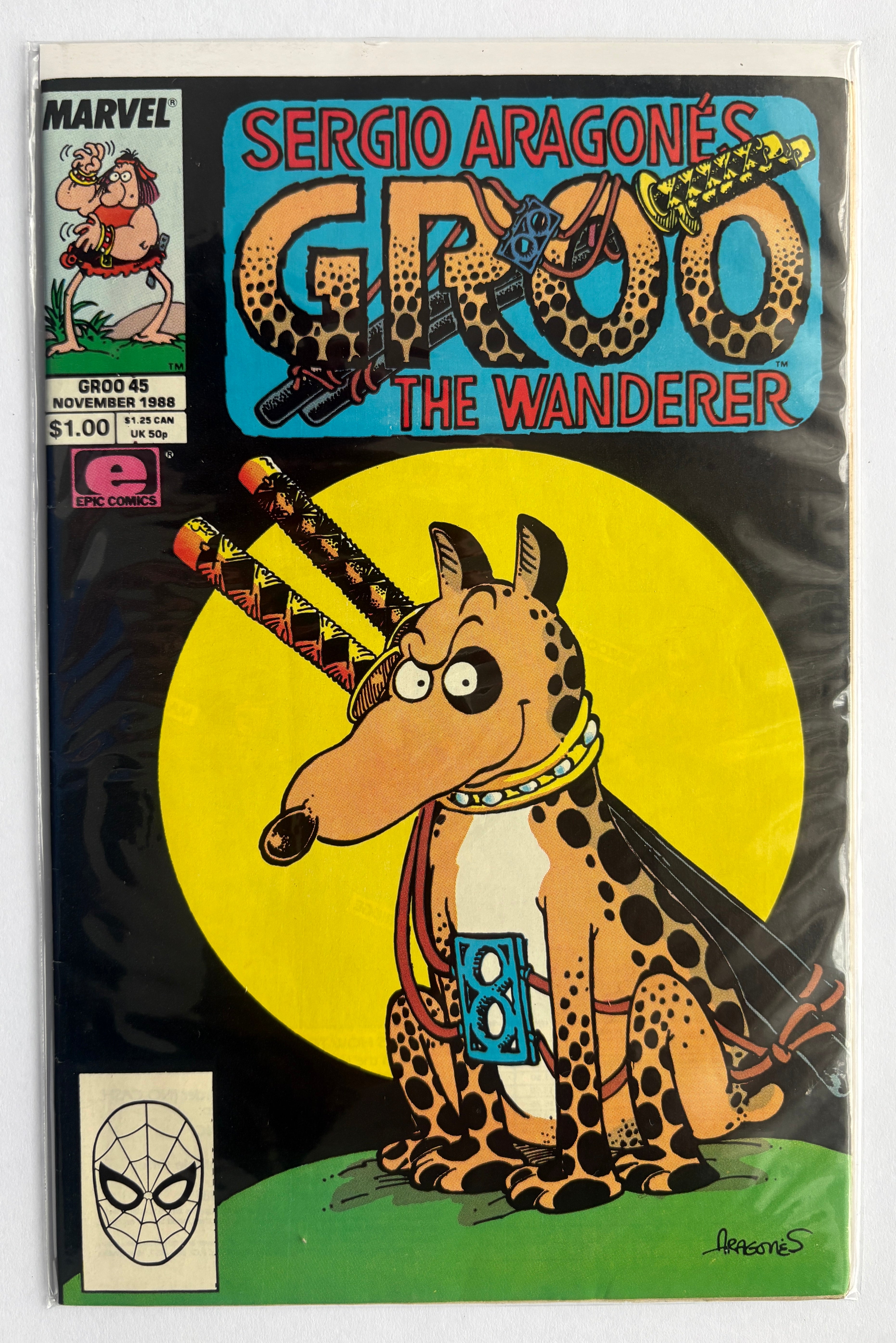 Sergio Aragones Groo the Wanderer #45 - Marvel Epic November 1988 F/VF 7.0