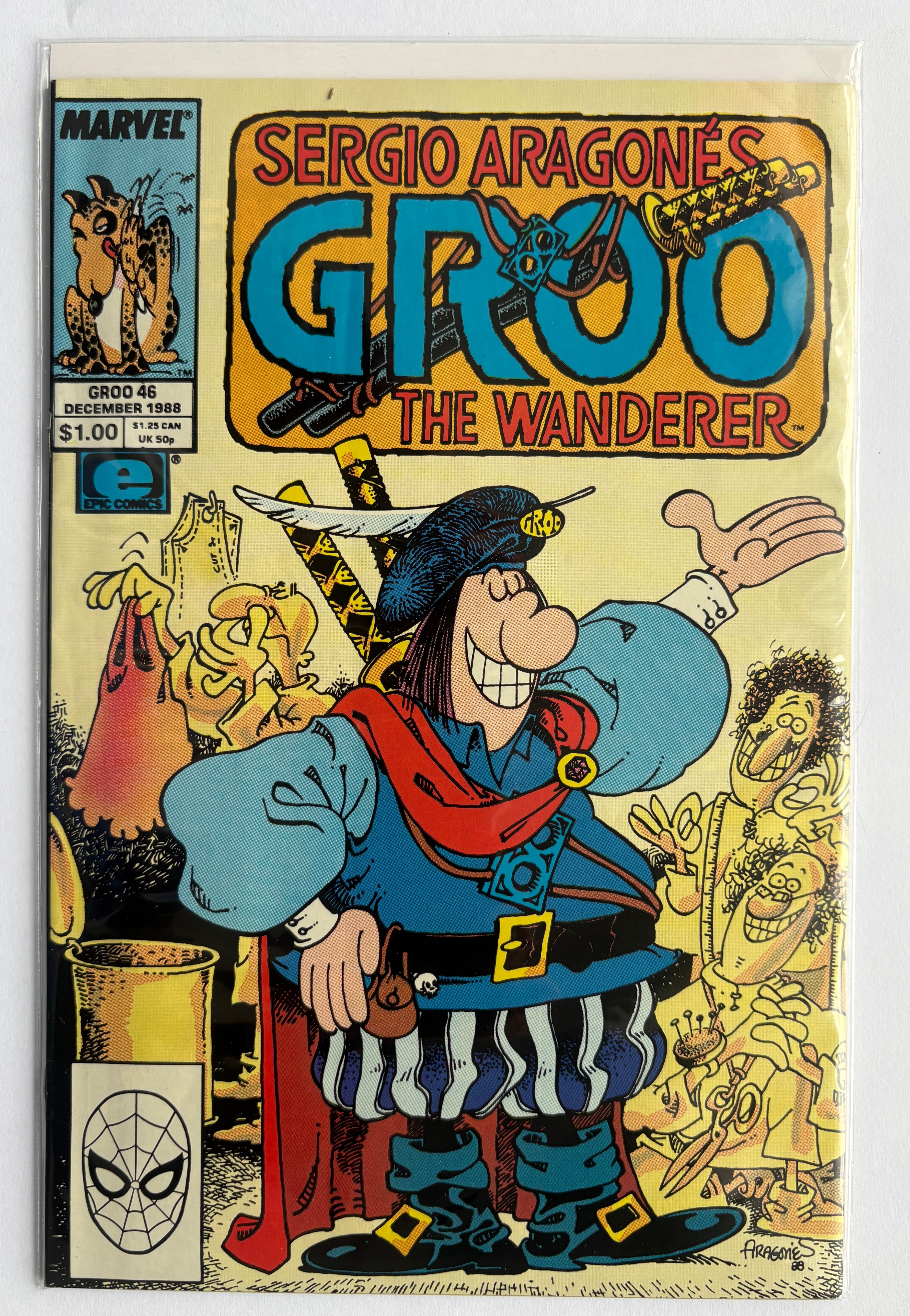 Sergio Aragones Groo the Wanderer #46 - Marvel Epic December 1988 VF- 7.5